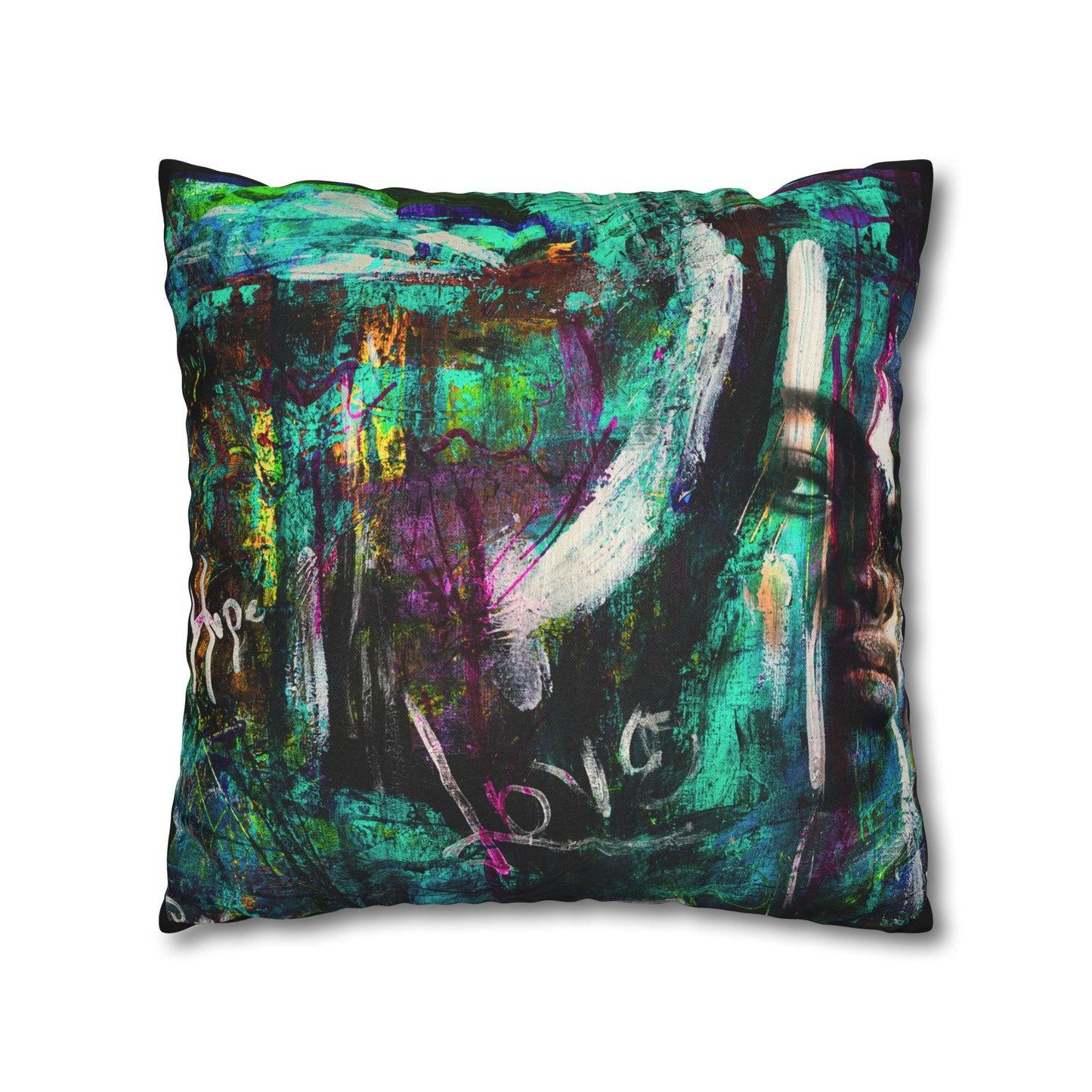 Abstract Love and Hope Pillowcase