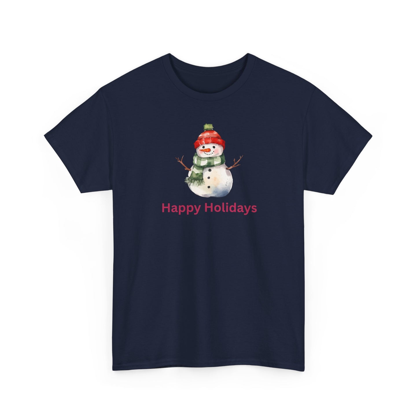 Happy Holidays Snowman Tee