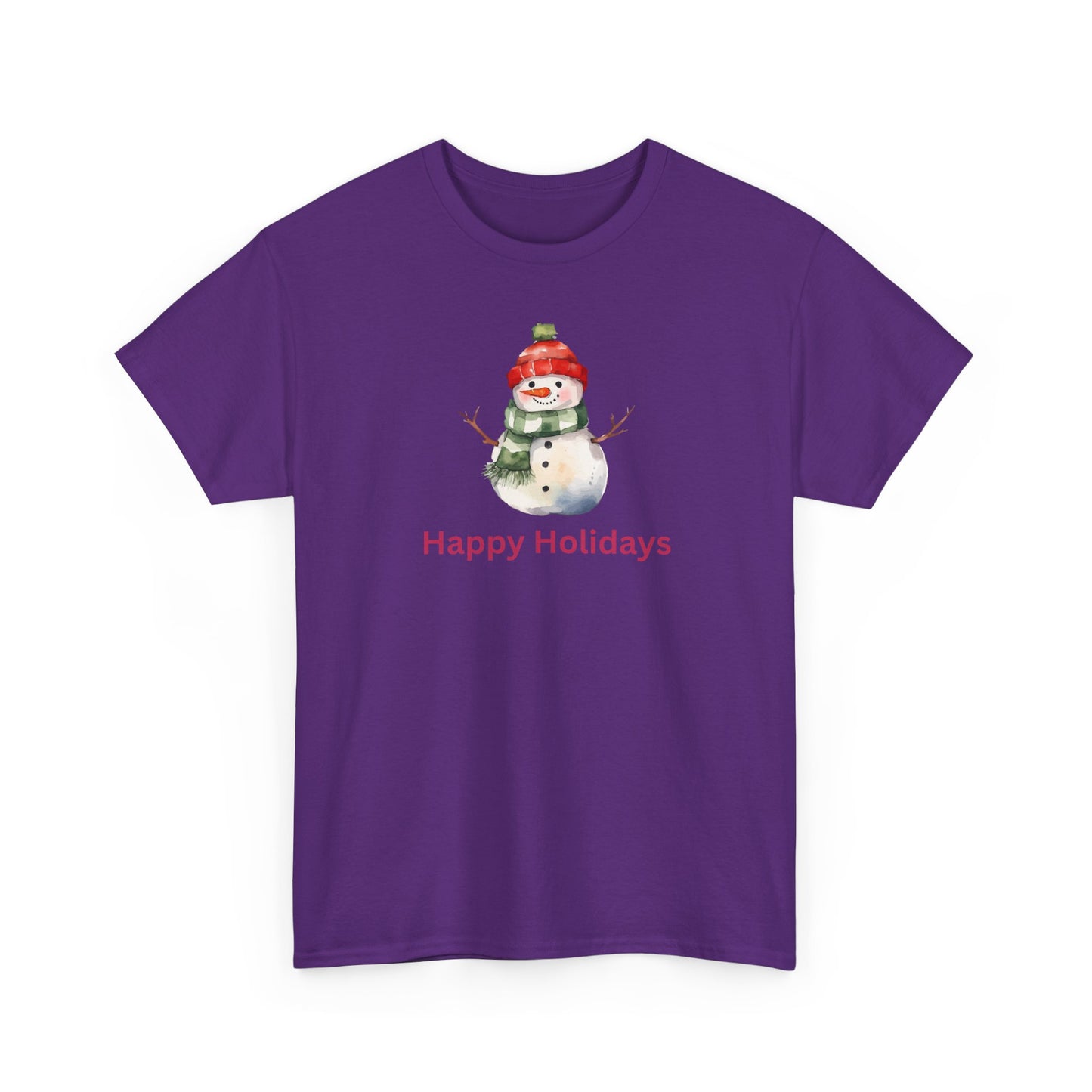 Happy Holidays Snowman Tee