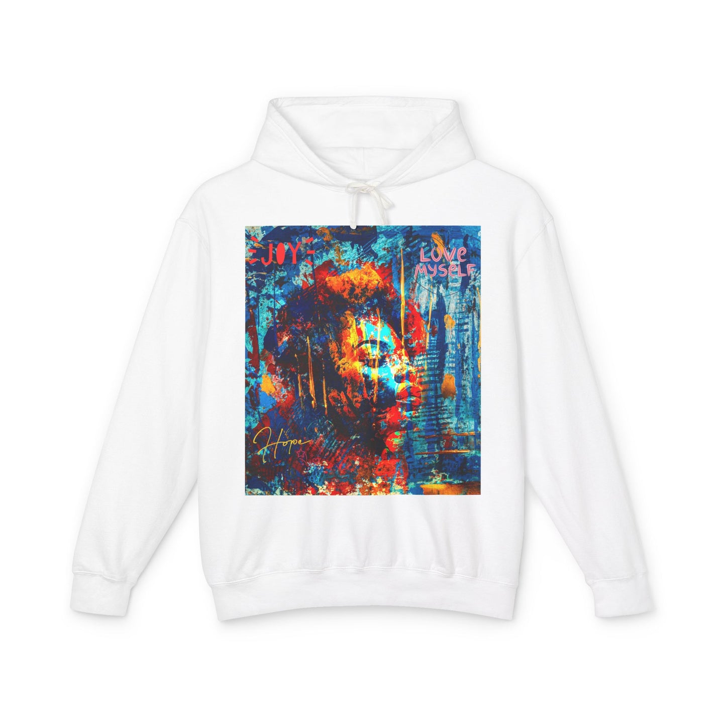 Self Love Unisex Lightweight Hooded Sweatshirt