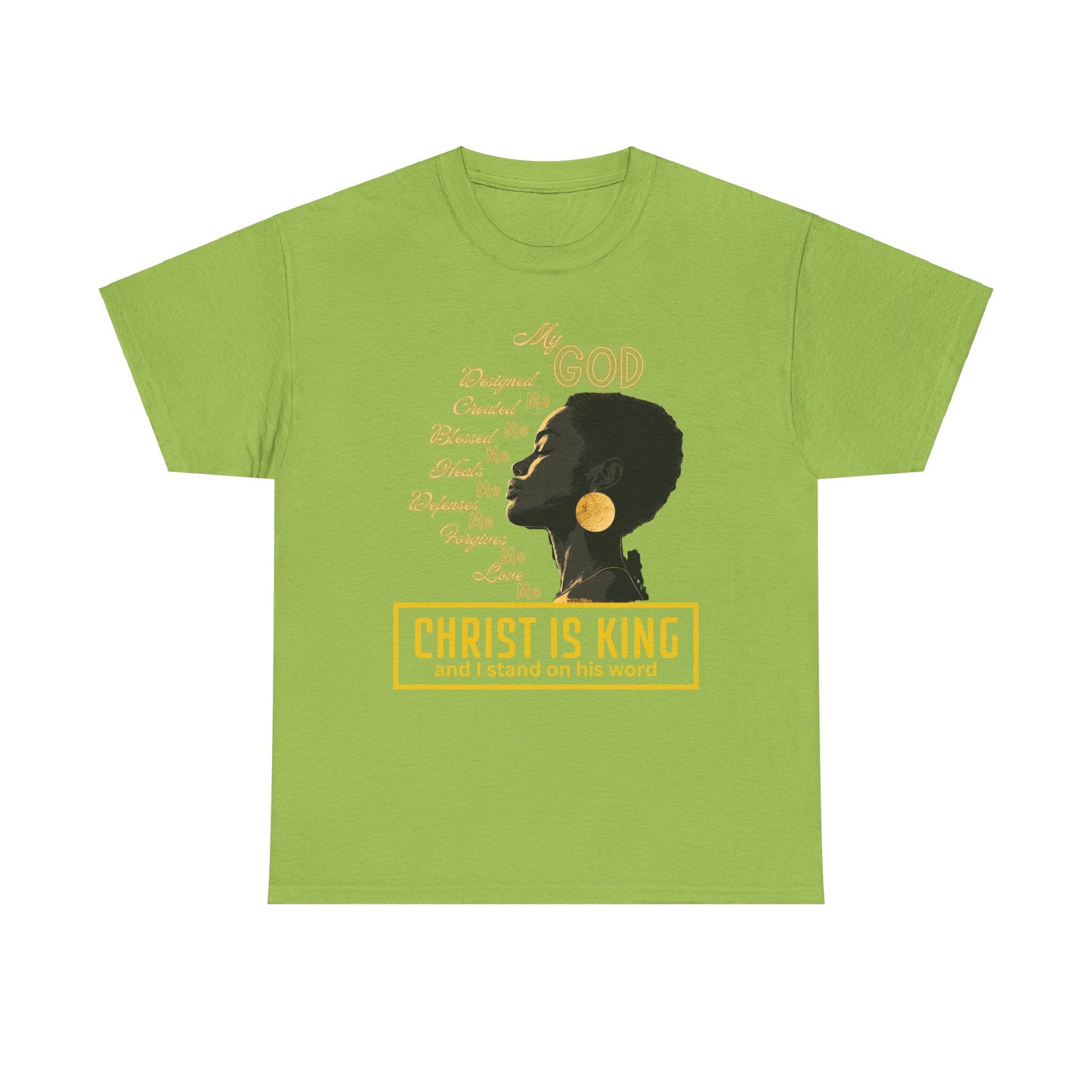 Christ Is King Heavy Cotton Tee