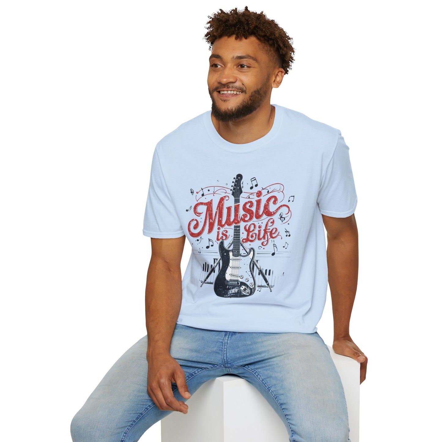Music Is Life T-Shirt — Retro Musical Graphic Tee