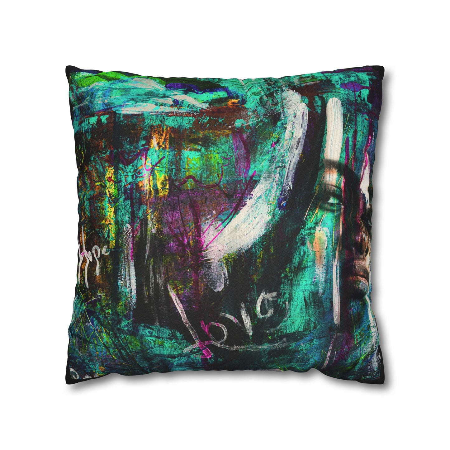 Abstract Love and Hope Pillowcase
