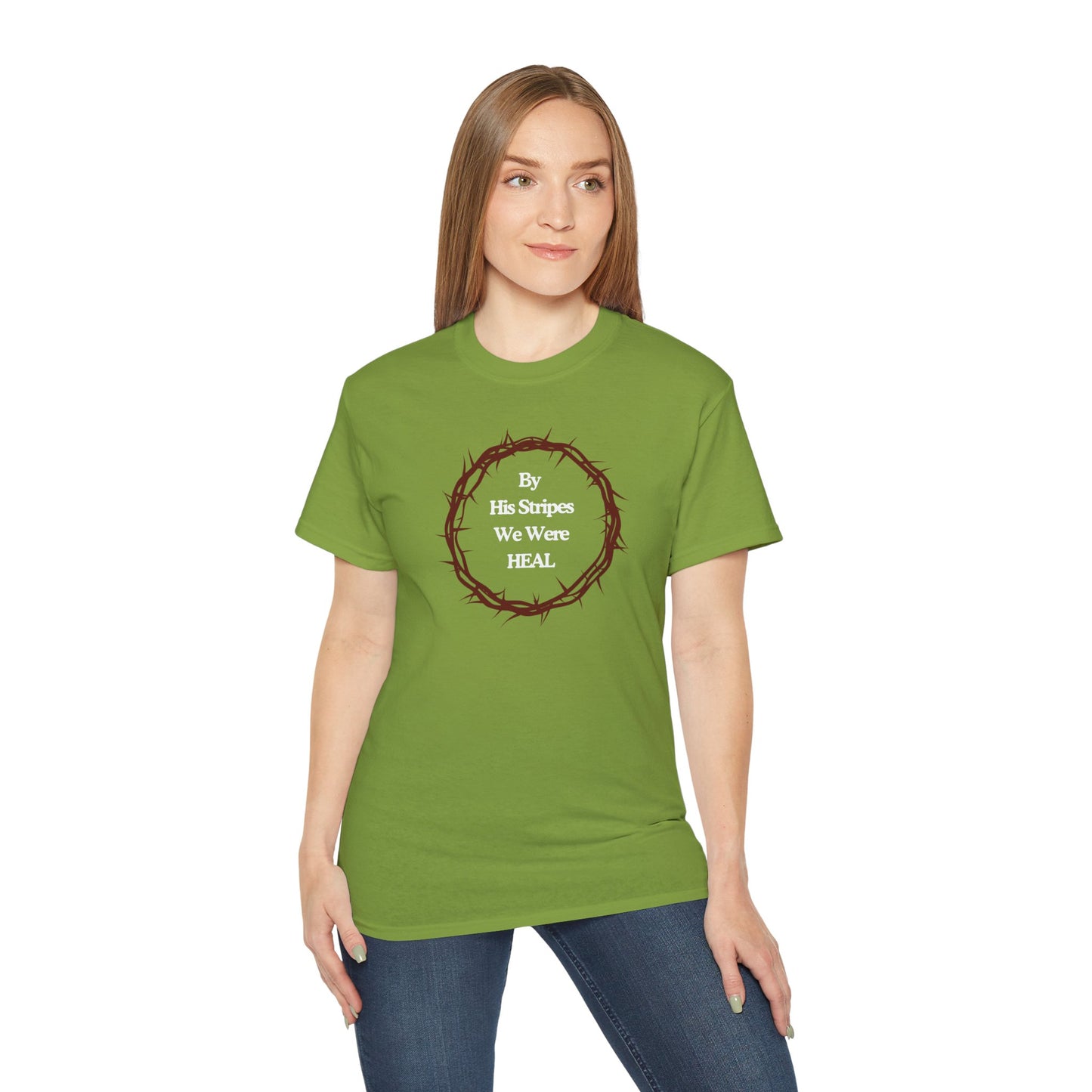 We're Heal - Unisex Ultra Cotton Tee: By His Stripes We Were Heal
