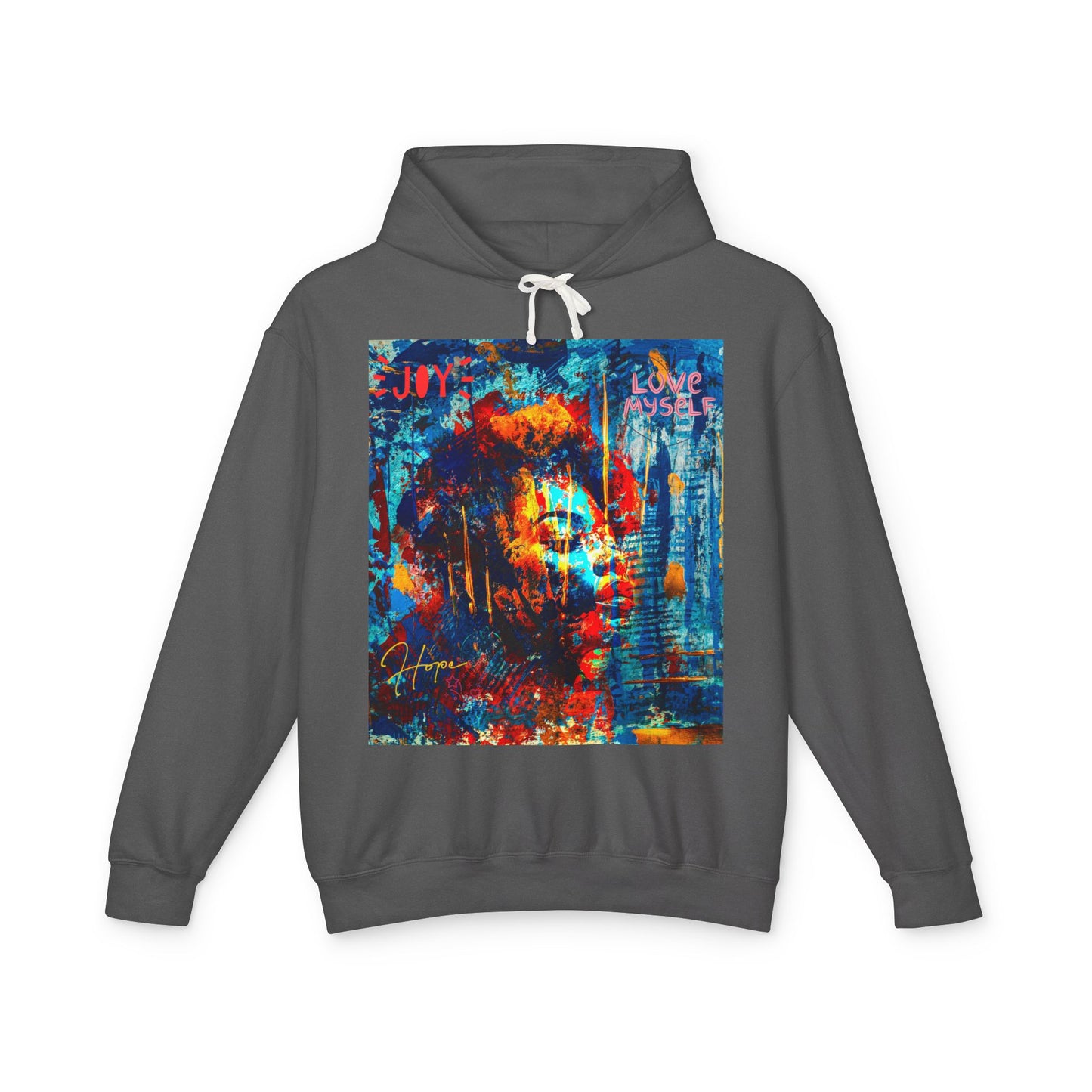 Self Love Unisex Lightweight Hooded Sweatshirt