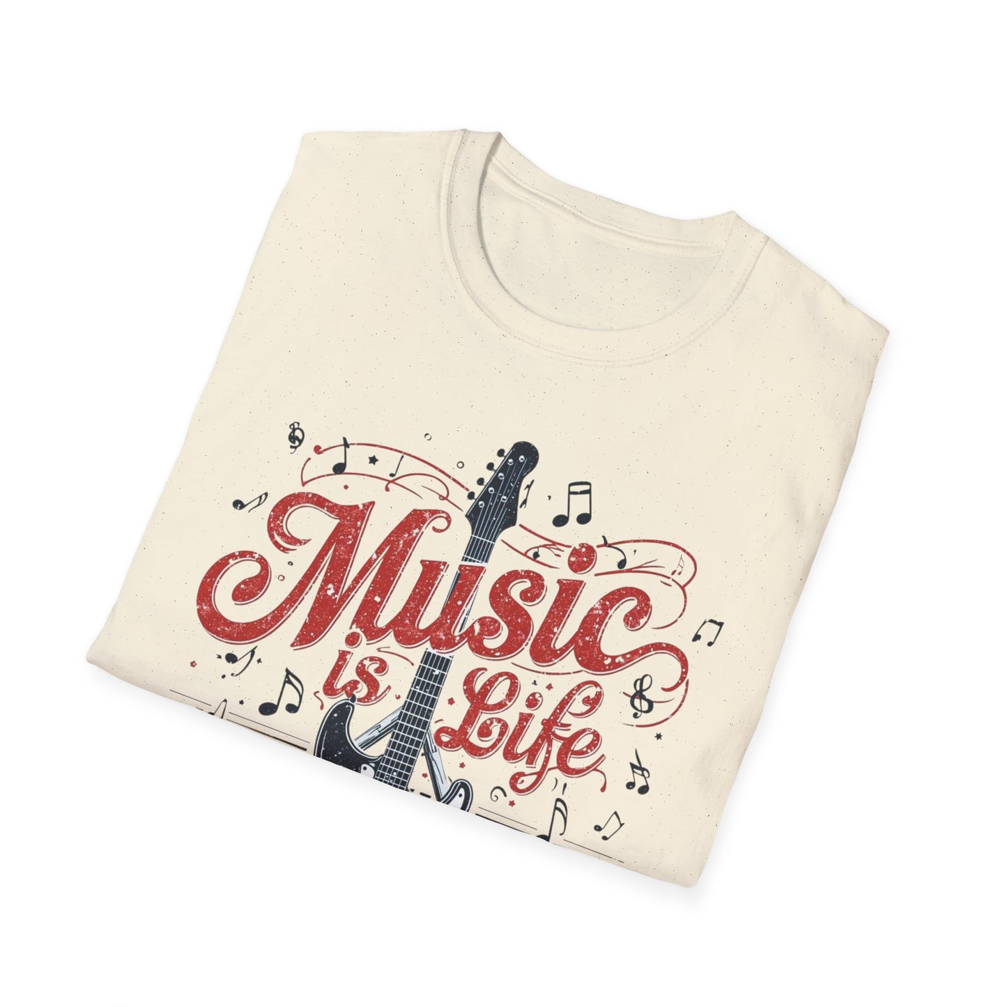 Music Is Life T-Shirt — Retro Musical Graphic Tee