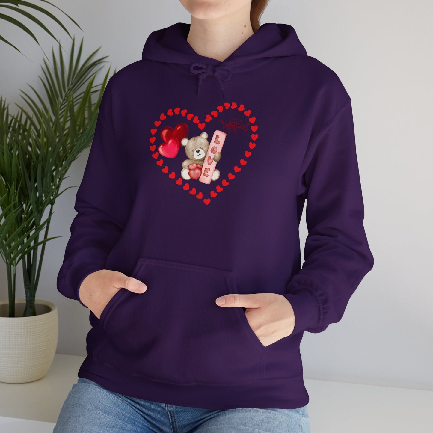 Valentine Heavy Blend™ Hooded Sweatshirt