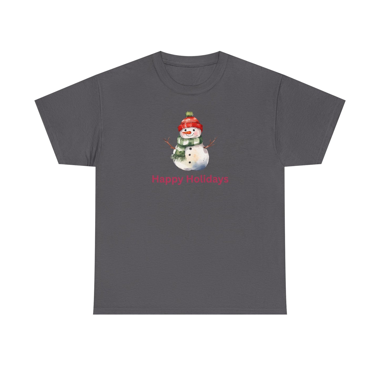 Happy Holidays Snowman Tee