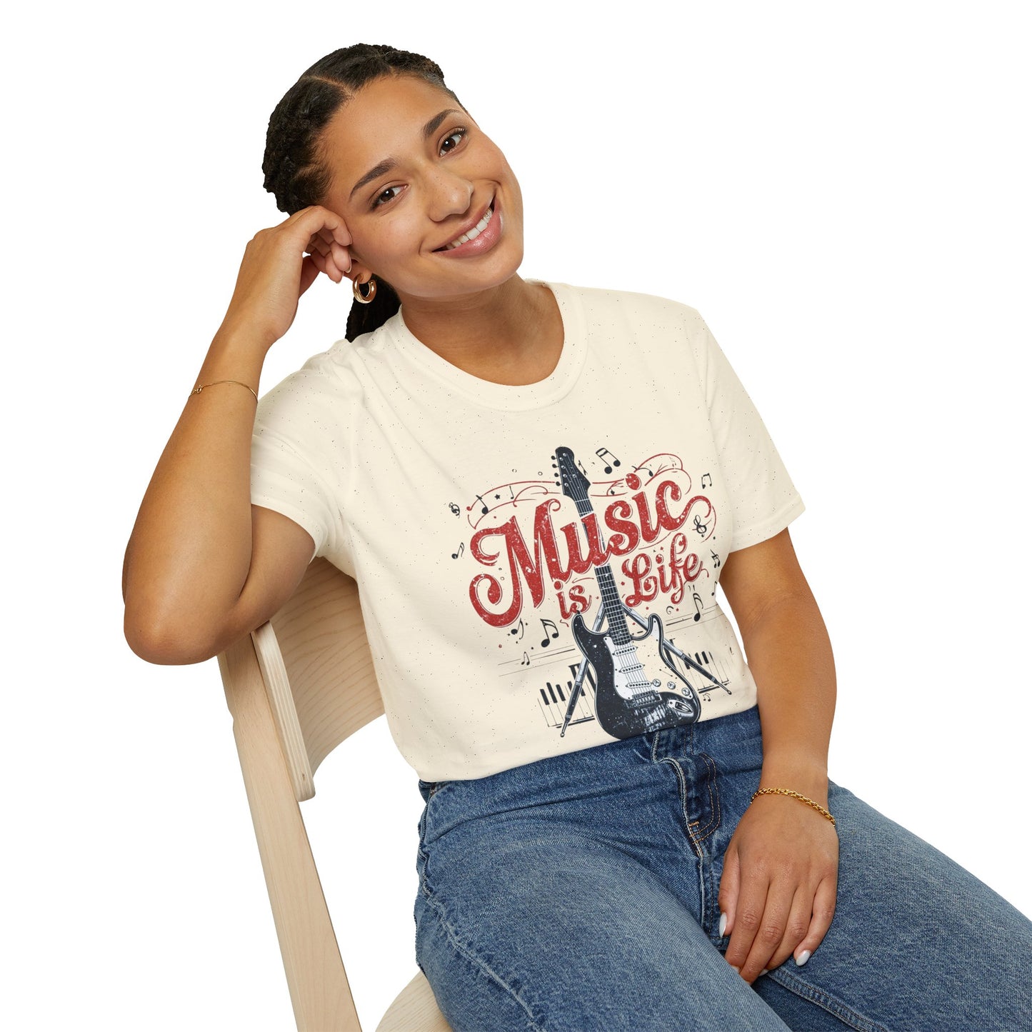 Music Is Life T-Shirt — Retro Musical Graphic Tee