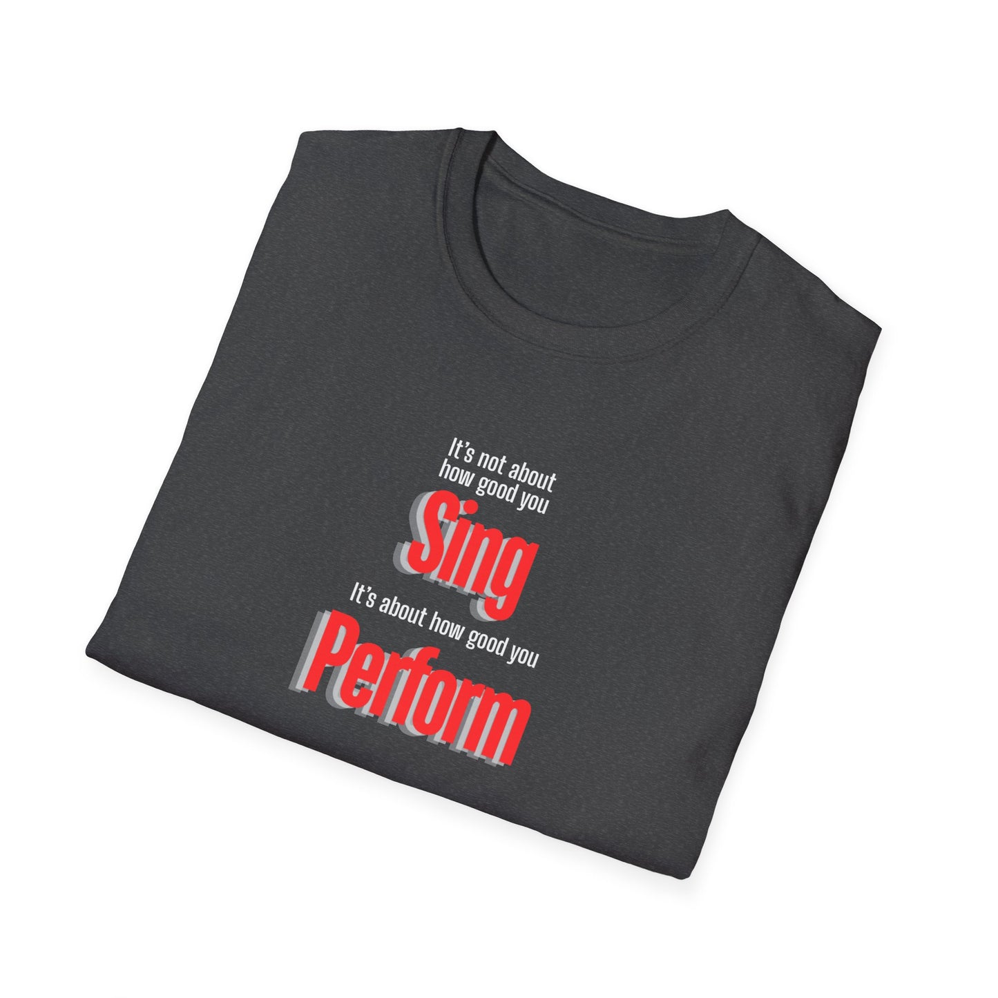 Performer Unisex Softstyle T-Shirt - Perfect for Singers, Musicians, Concerts, Gifts, Casual Wear
