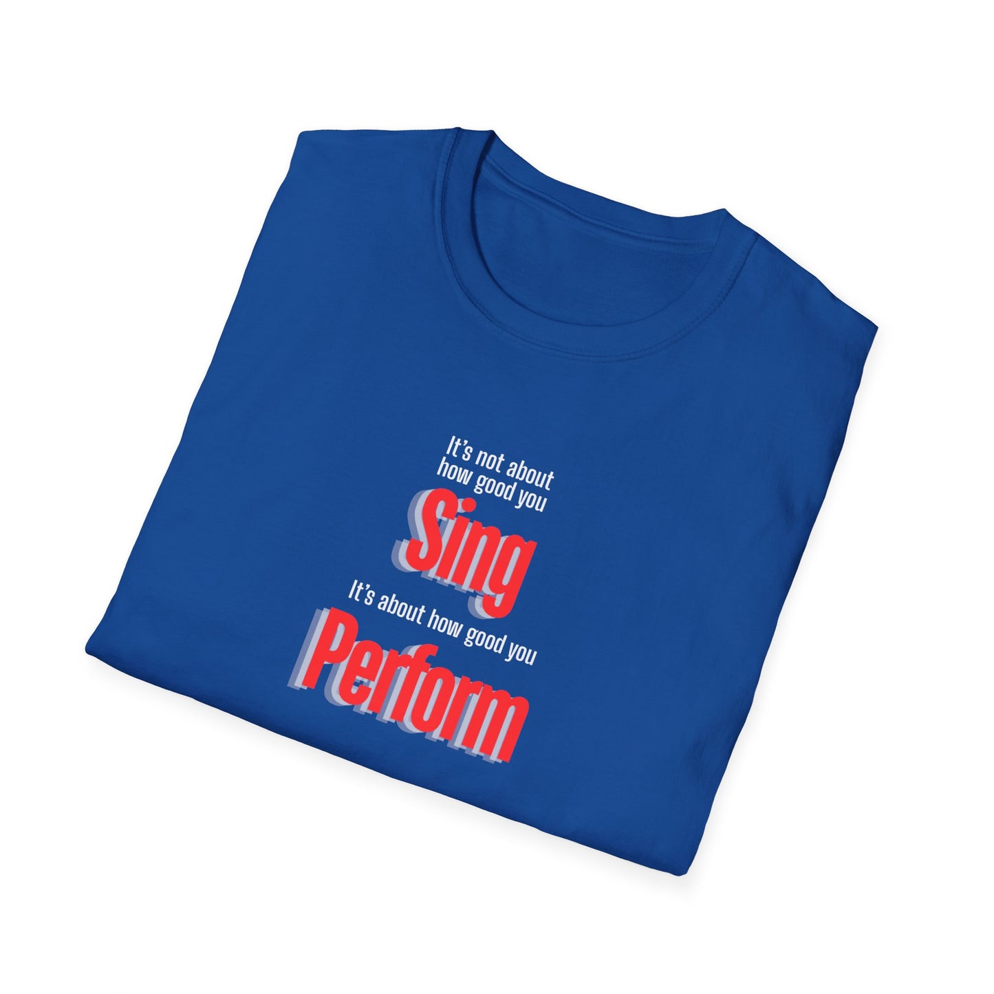 Performer Unisex Softstyle T-Shirt - Perfect for Singers, Musicians, Concerts, Gifts, Casual Wear