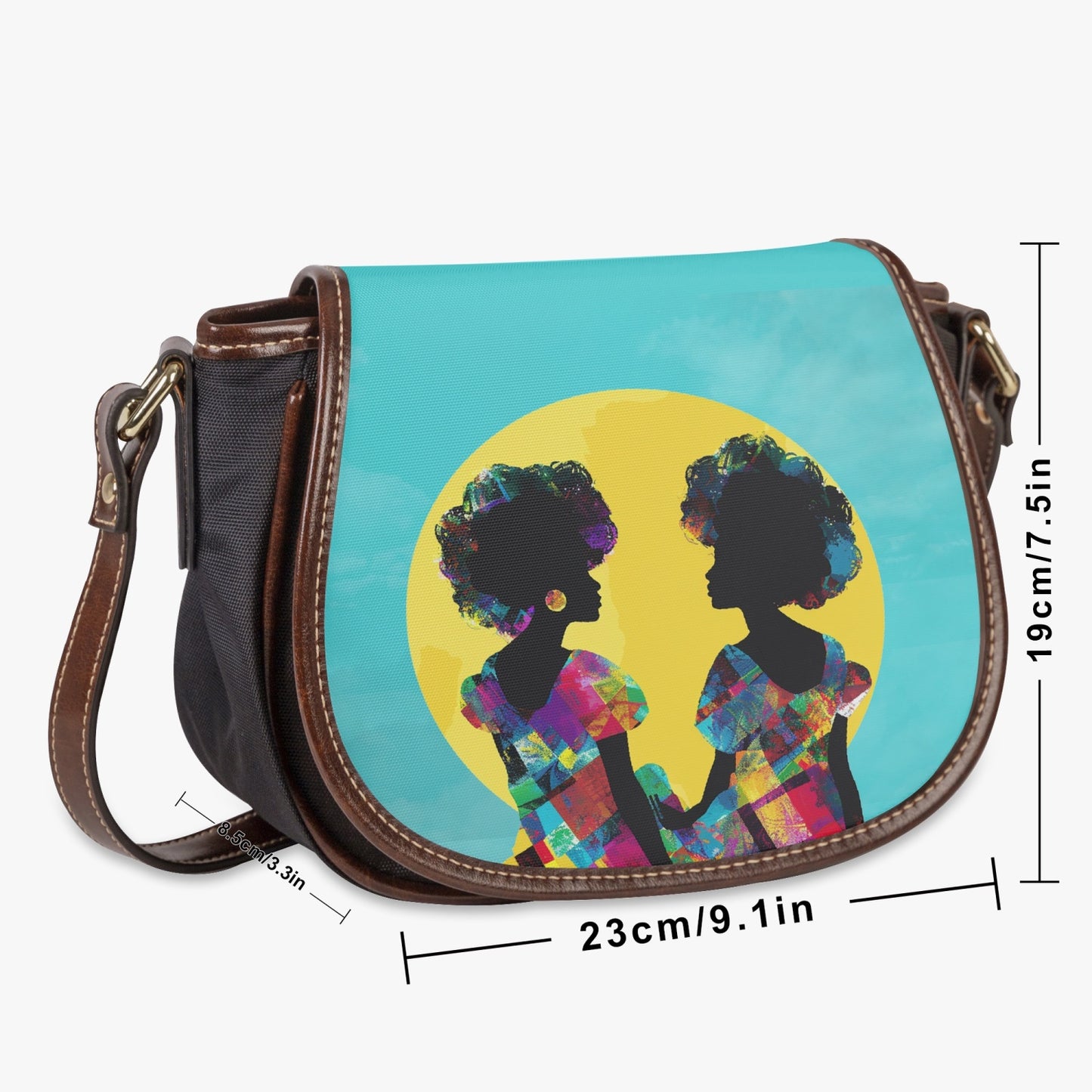 Friends for Life  Flap Saddle Bag