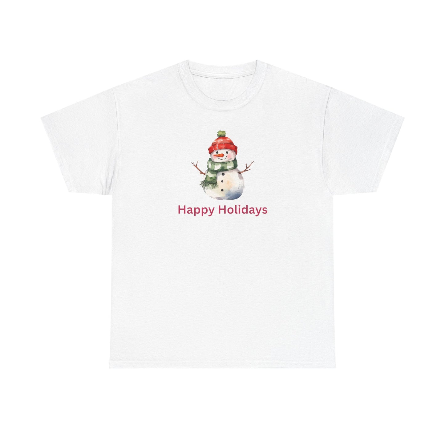 Happy Holidays Snowman Tee