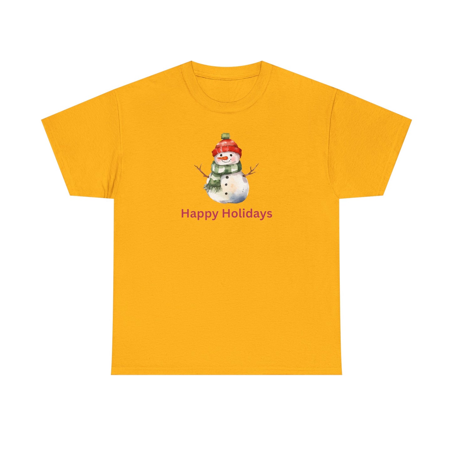 Happy Holidays Snowman Tee