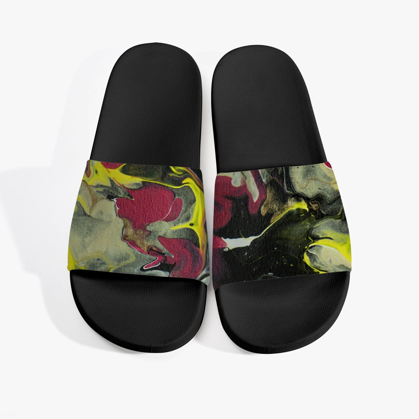 Abstract Paint Pouring Casual Sandals