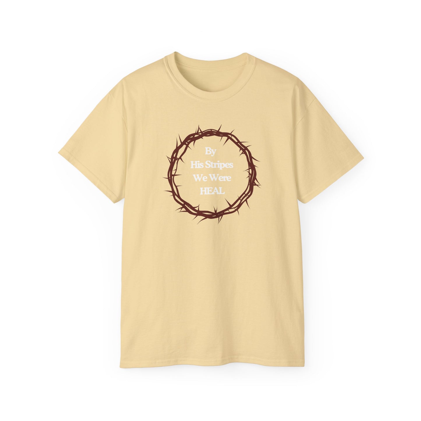 We're Heal - Unisex Ultra Cotton Tee: By His Stripes We Were Heal
