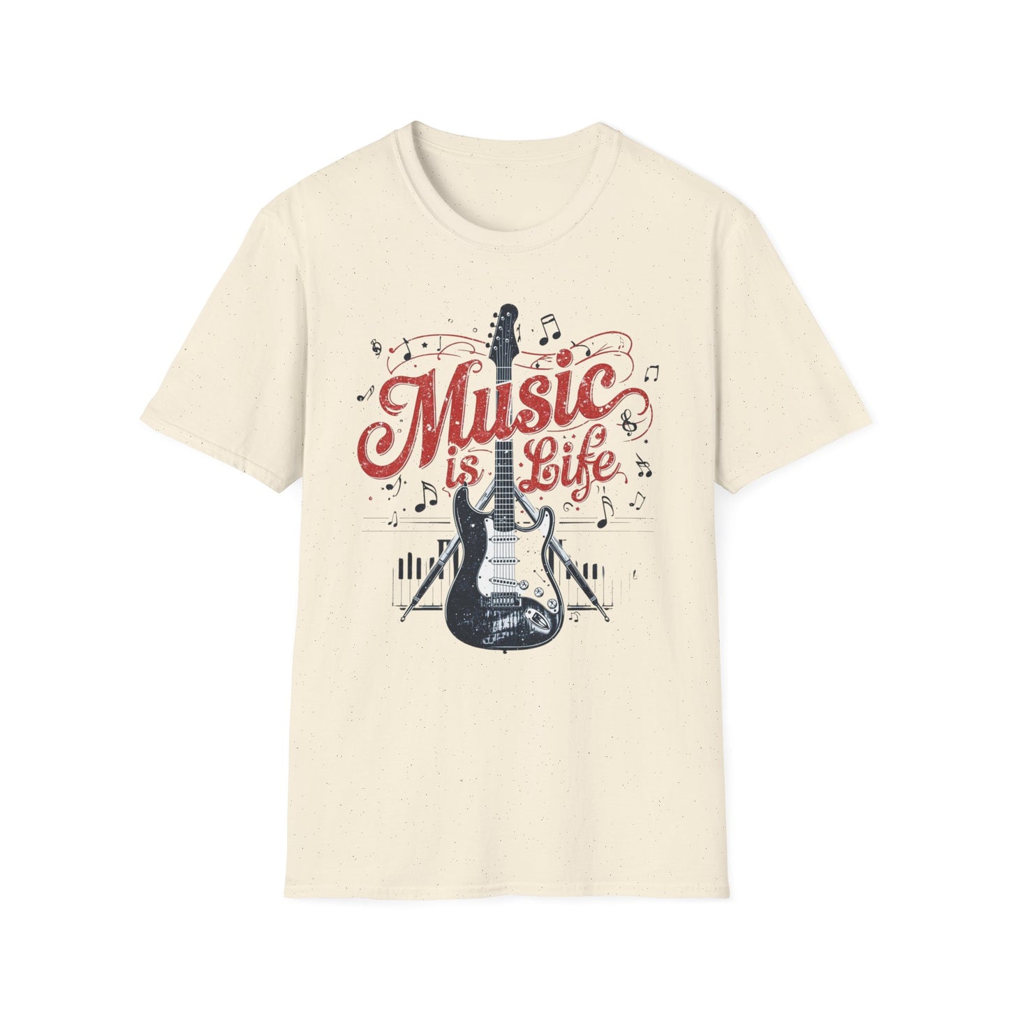 Music Is Life T-Shirt — Retro Musical Graphic Tee