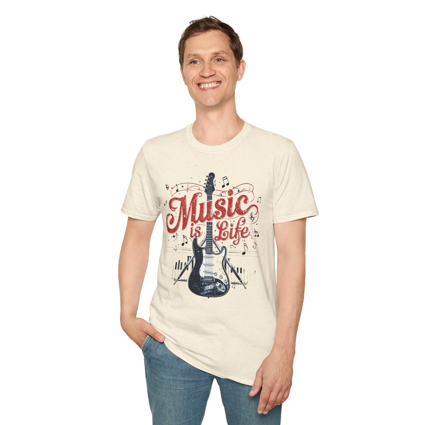 Music Is Life T-Shirt — Retro Musical Graphic Tee