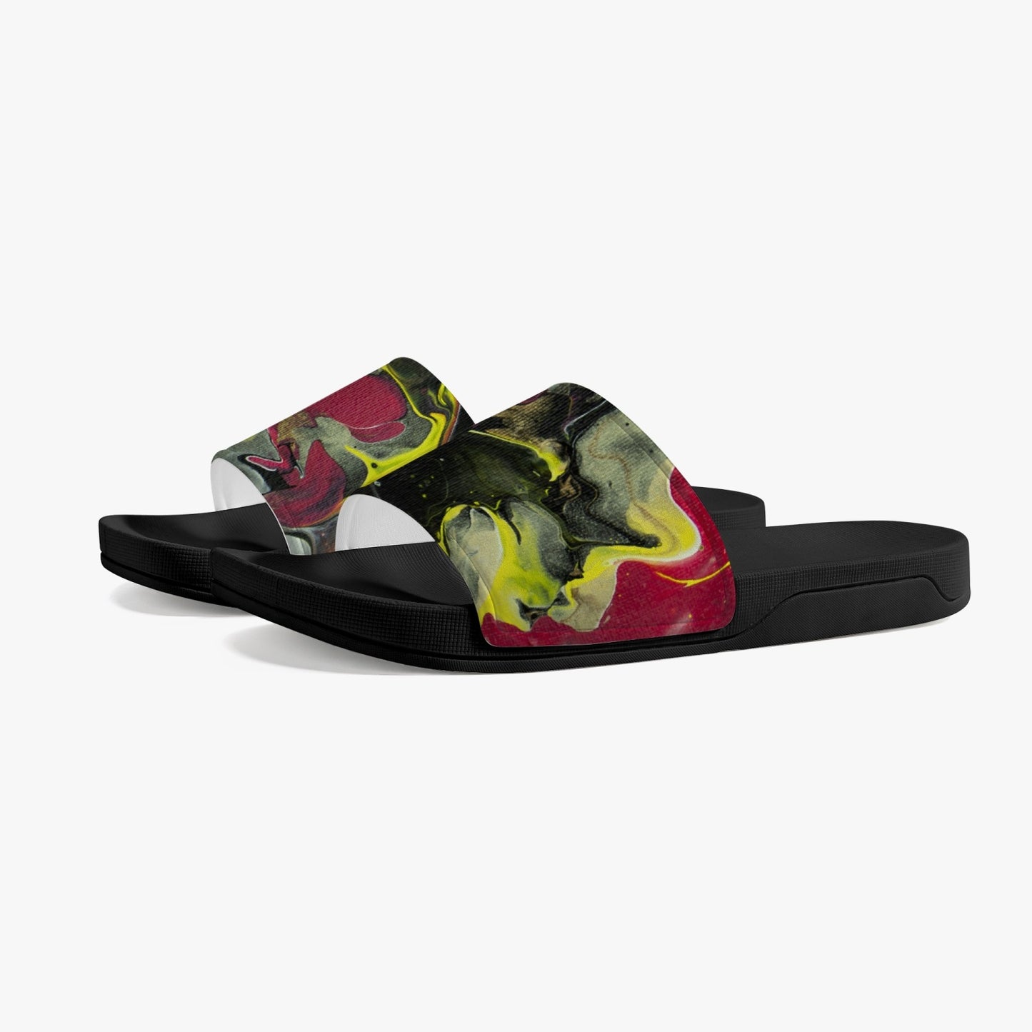 Abstract Paint Pouring Casual Sandals