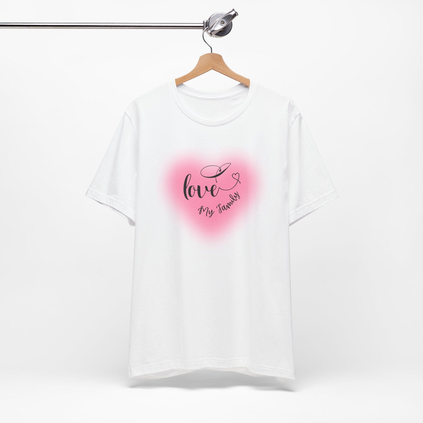 I Love My Family Unisex Jersey Short Sleeve Tee