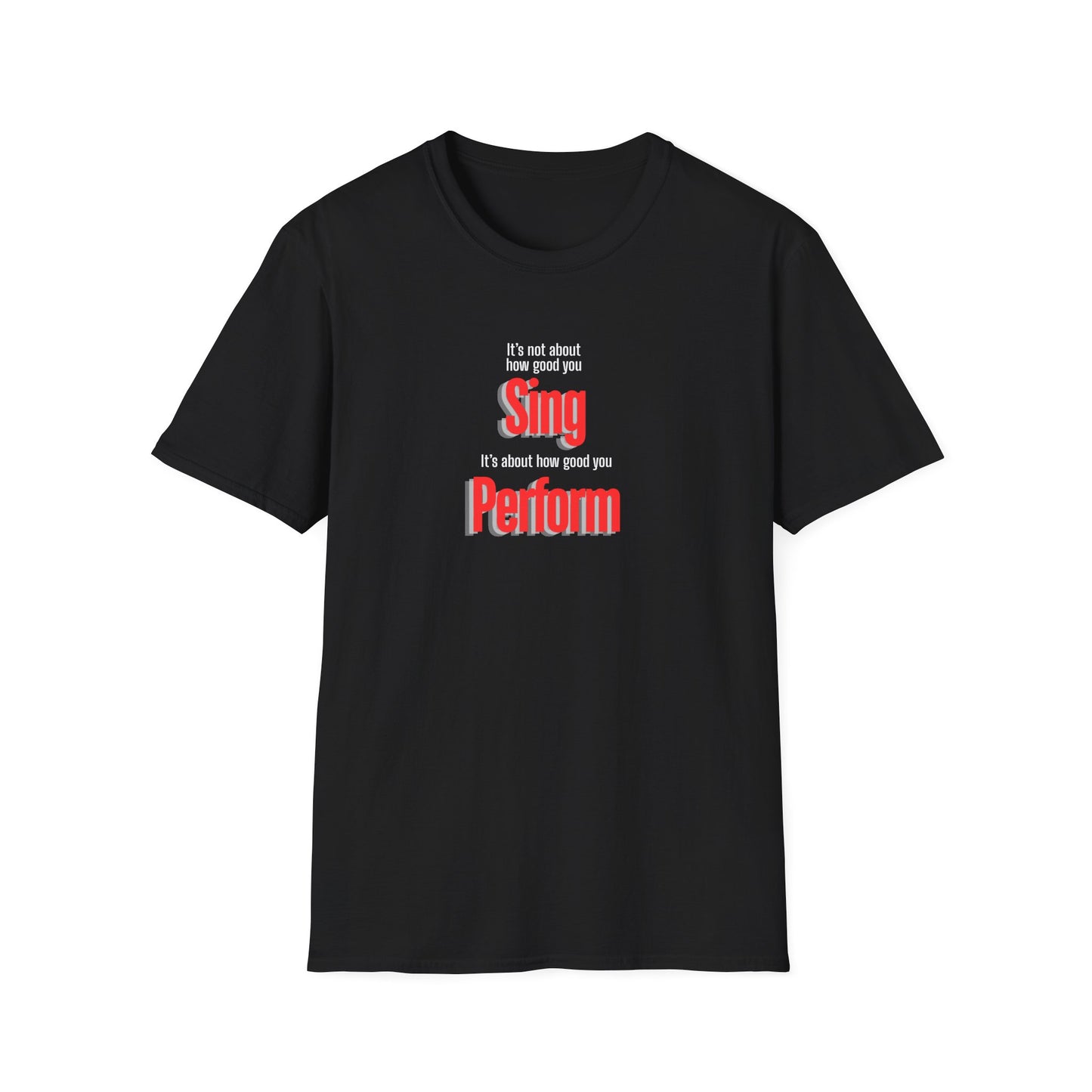 Performer Unisex Softstyle T-Shirt - Perfect for Singers, Musicians, Concerts, Gifts, Casual Wear