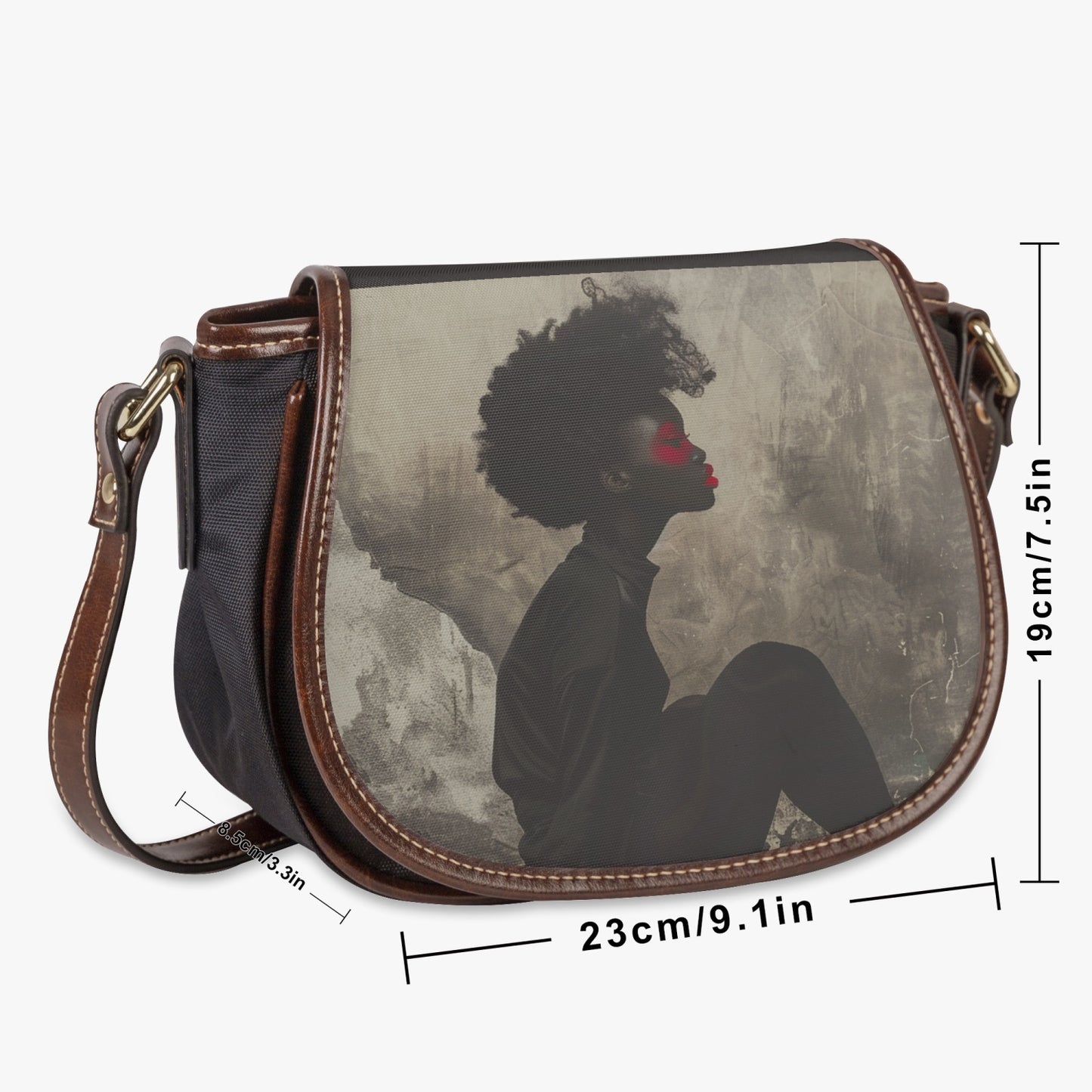 Beauty Within Flap Saddle Bag