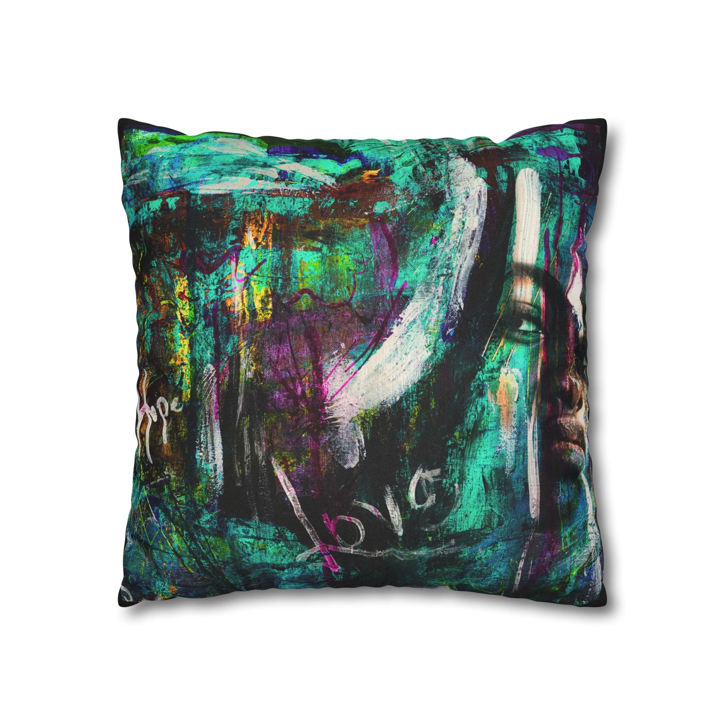Abstract Love and Hope Pillowcase