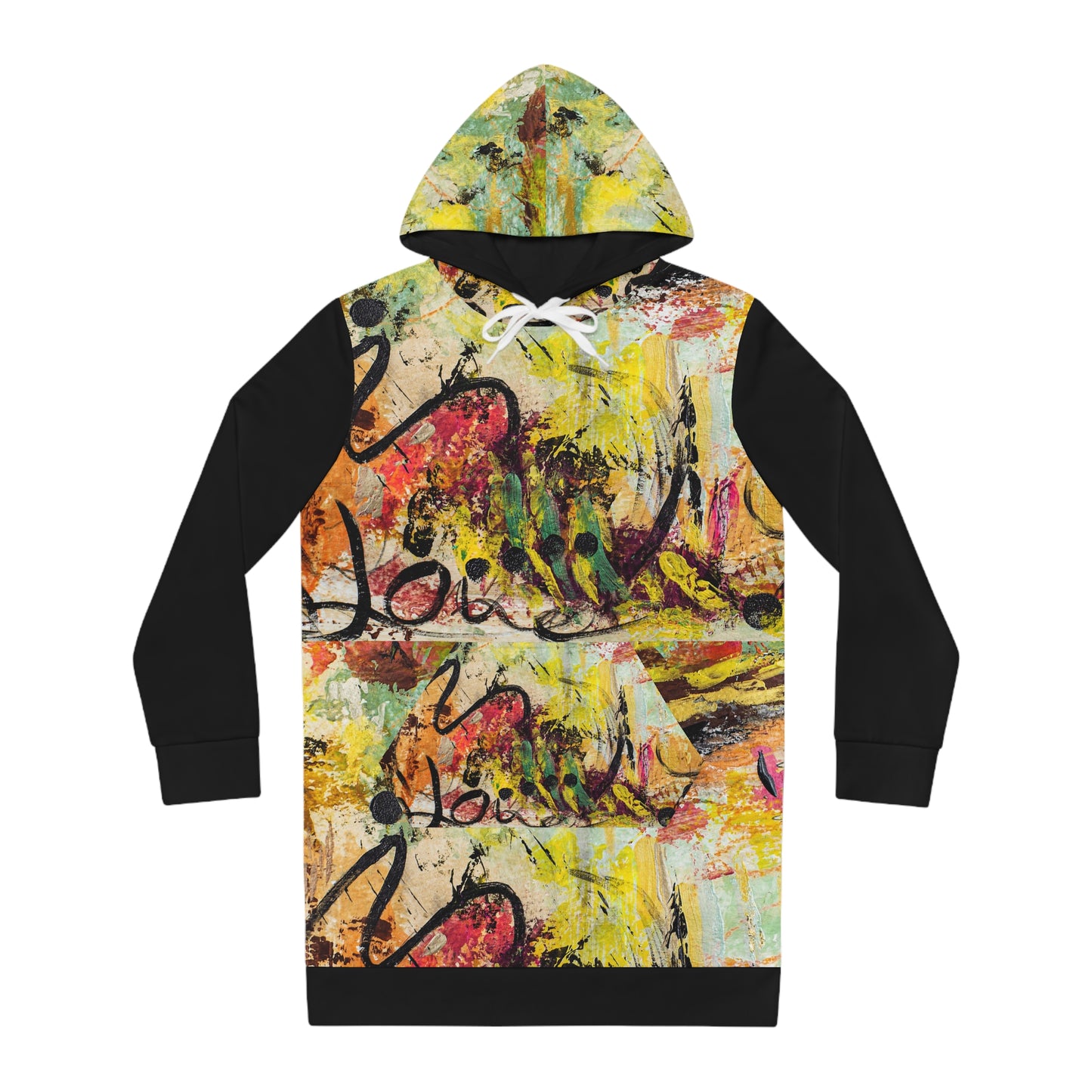 WAMF - Graffiti Love Hoodie Dress