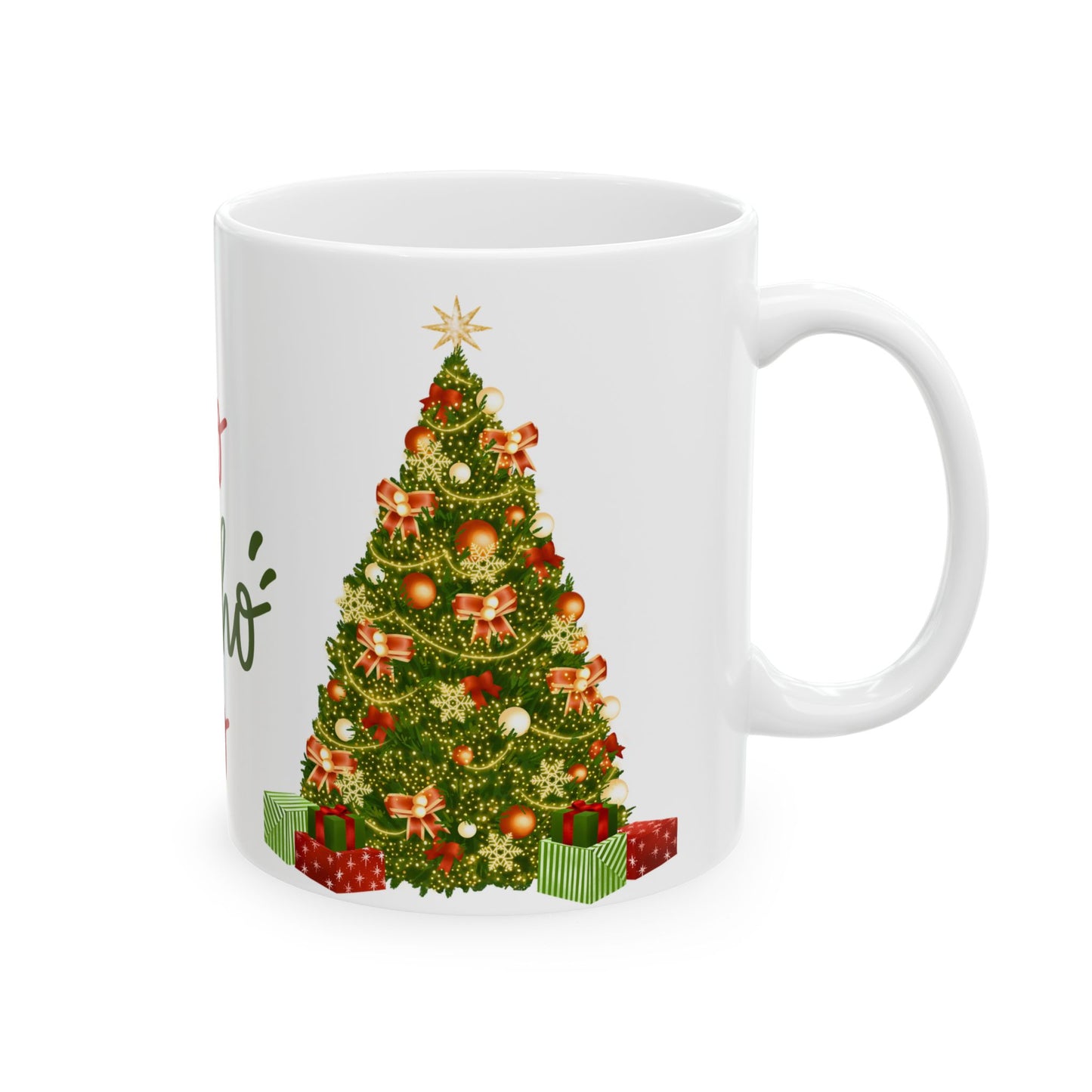 HO HO HO Holiday Ceramic Mug