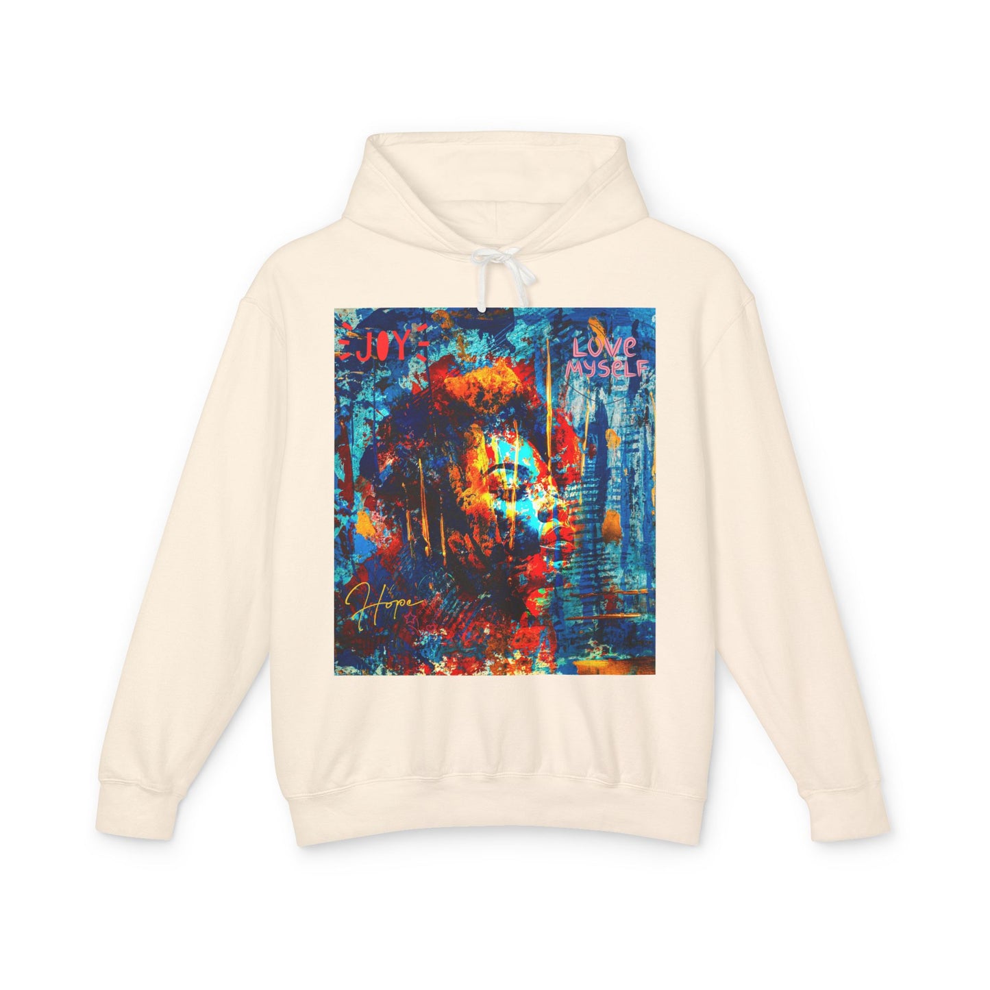 Self Love Unisex Lightweight Hooded Sweatshirt