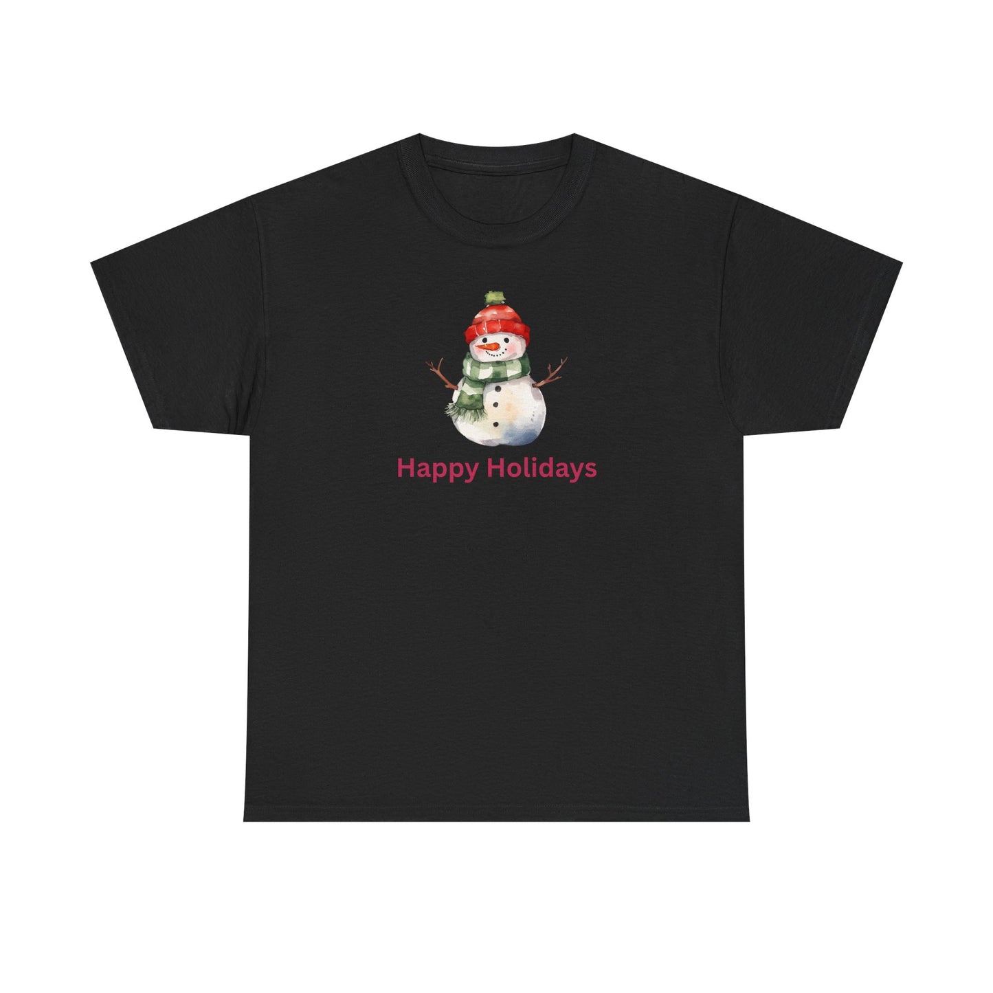 Happy Holidays Snowman Tee