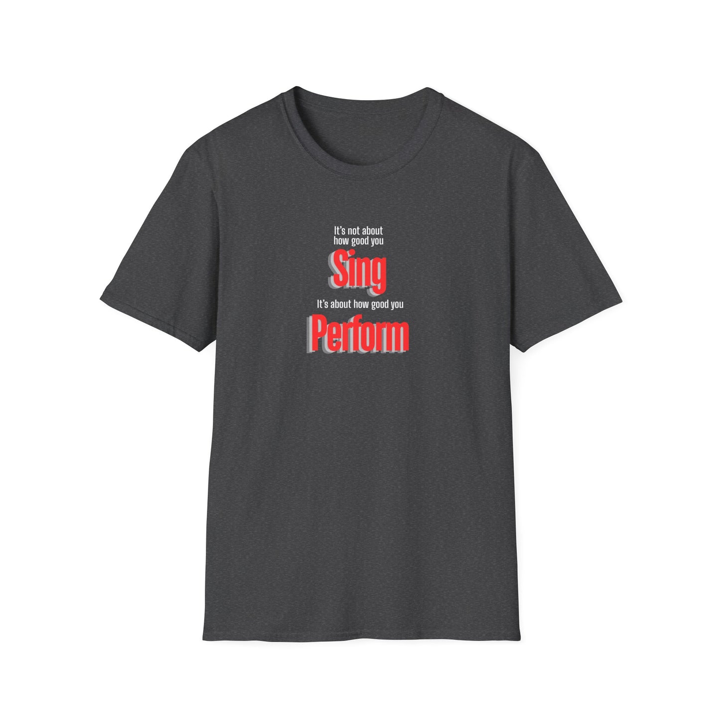 Performer Unisex Softstyle T-Shirt - Perfect for Singers, Musicians, Concerts, Gifts, Casual Wear