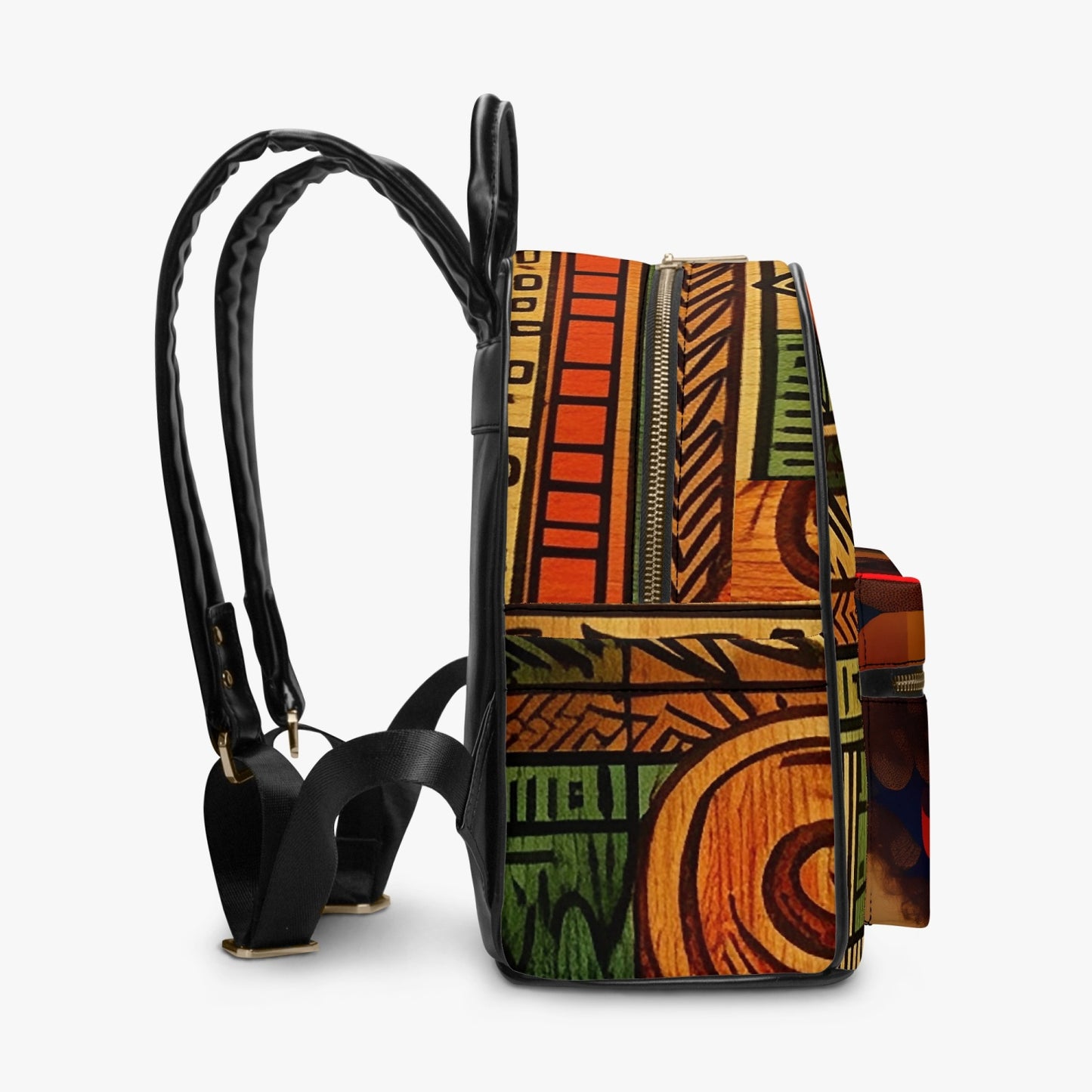 Afrocentric  PU Backpack