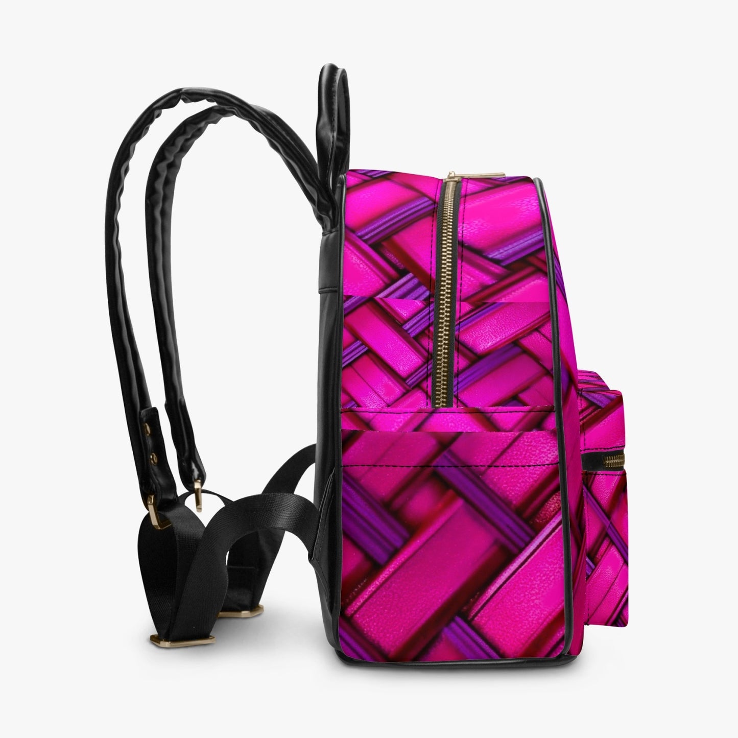 Pink Haven PU Backpack