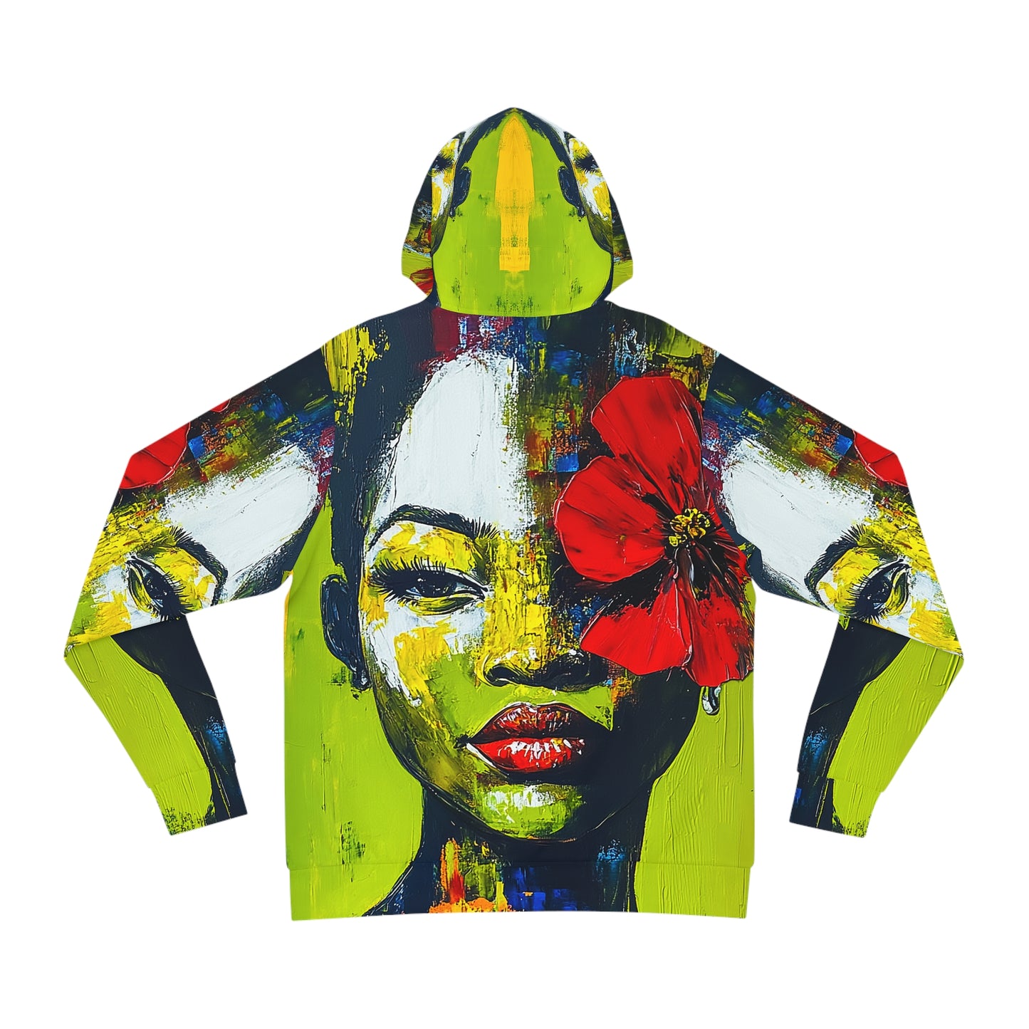 WAMF - Red Flame Rose Hoodie