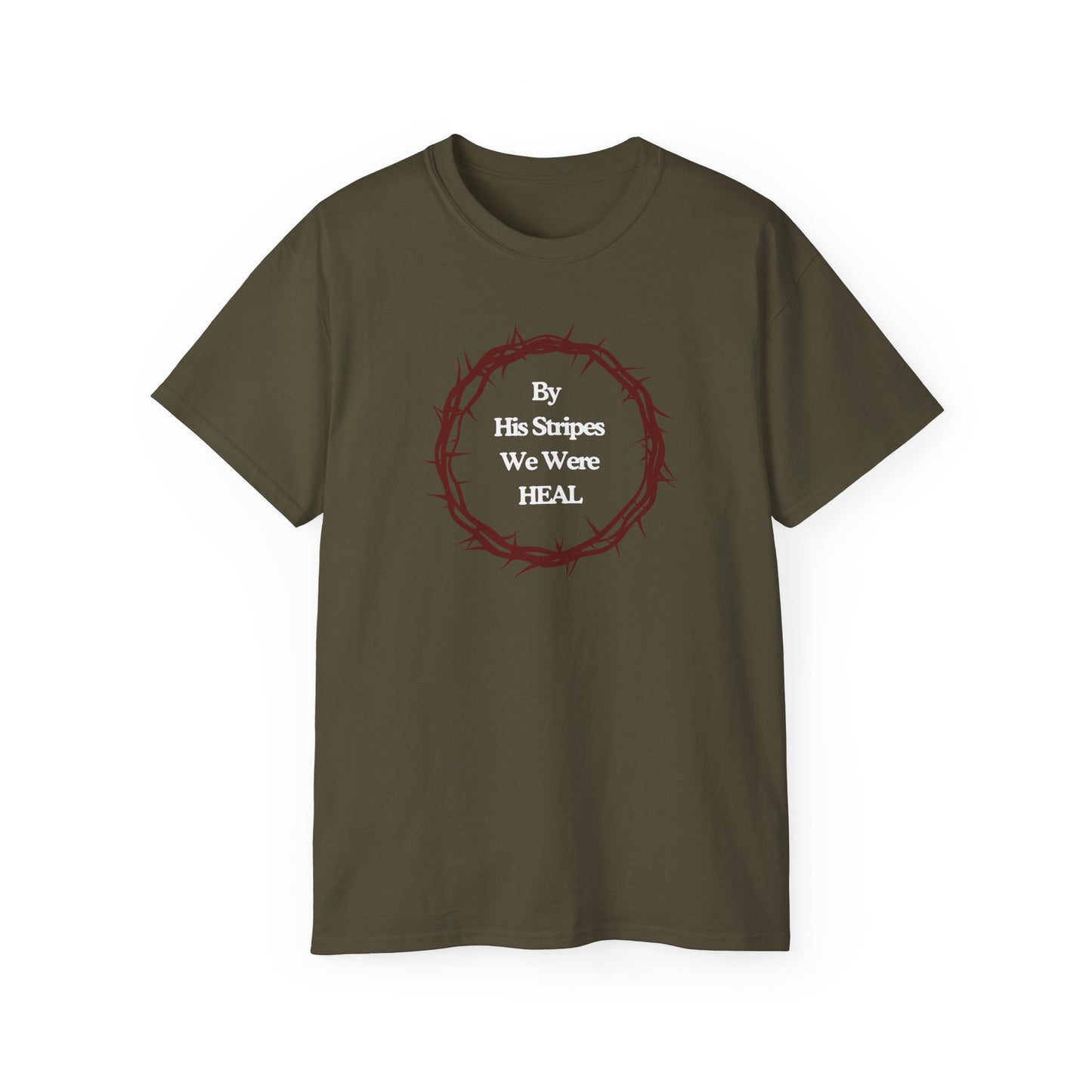 We're Heal - Unisex Ultra Cotton Tee: By His Stripes We Were Heal