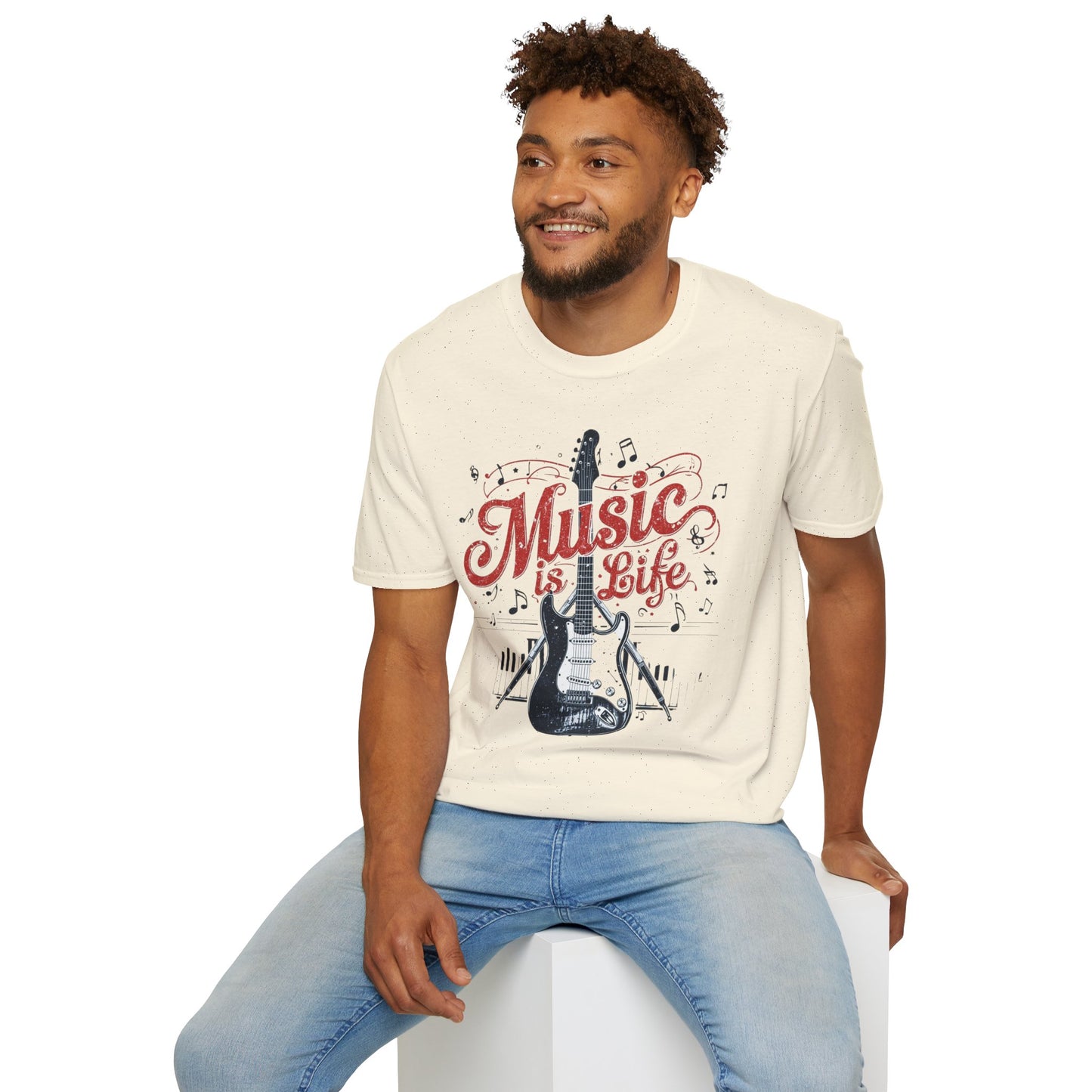 Music Is Life T-Shirt — Retro Musical Graphic Tee