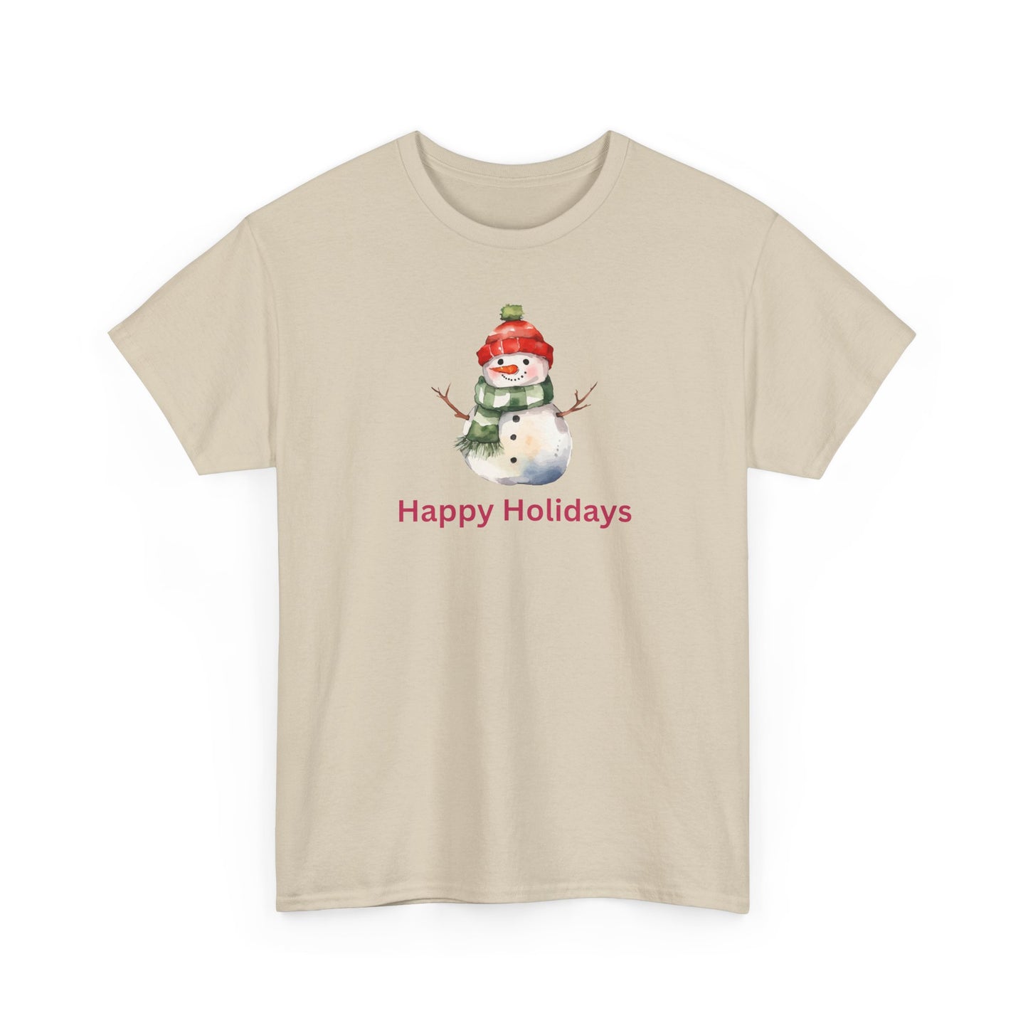 Happy Holidays Snowman Tee