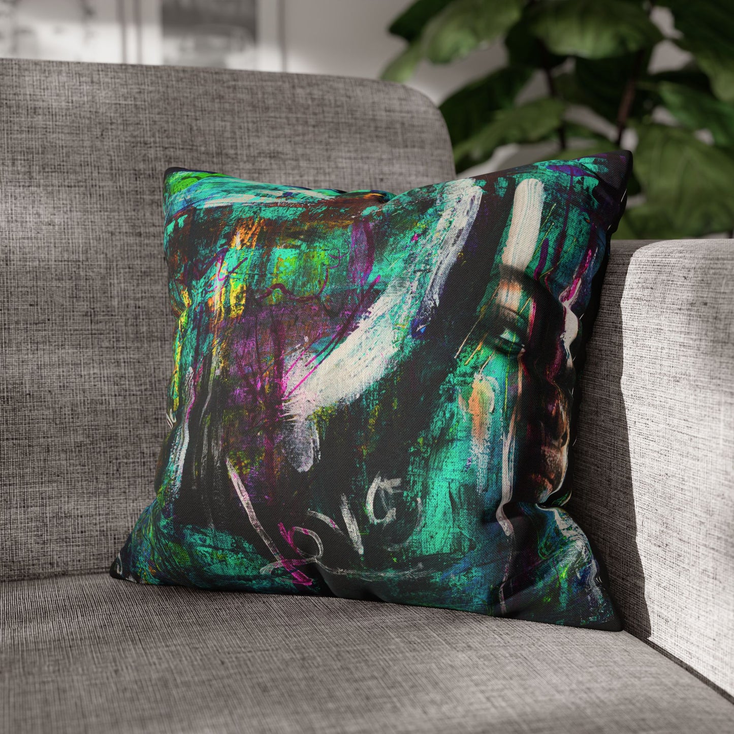 Abstract Love and Hope Pillowcase