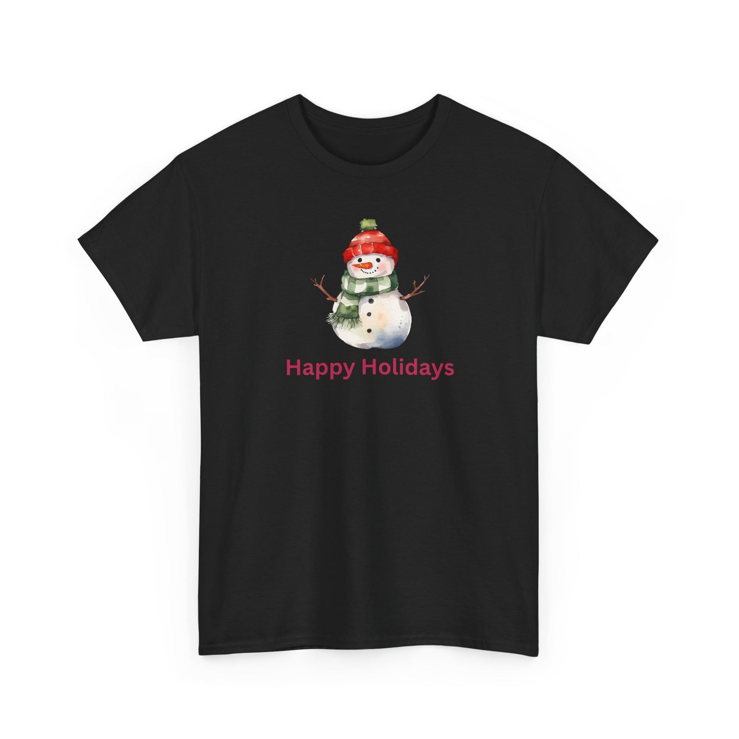 Happy Holidays Snowman Tee