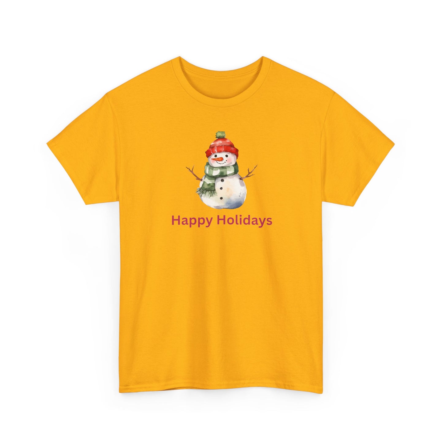 Happy Holidays Snowman Tee