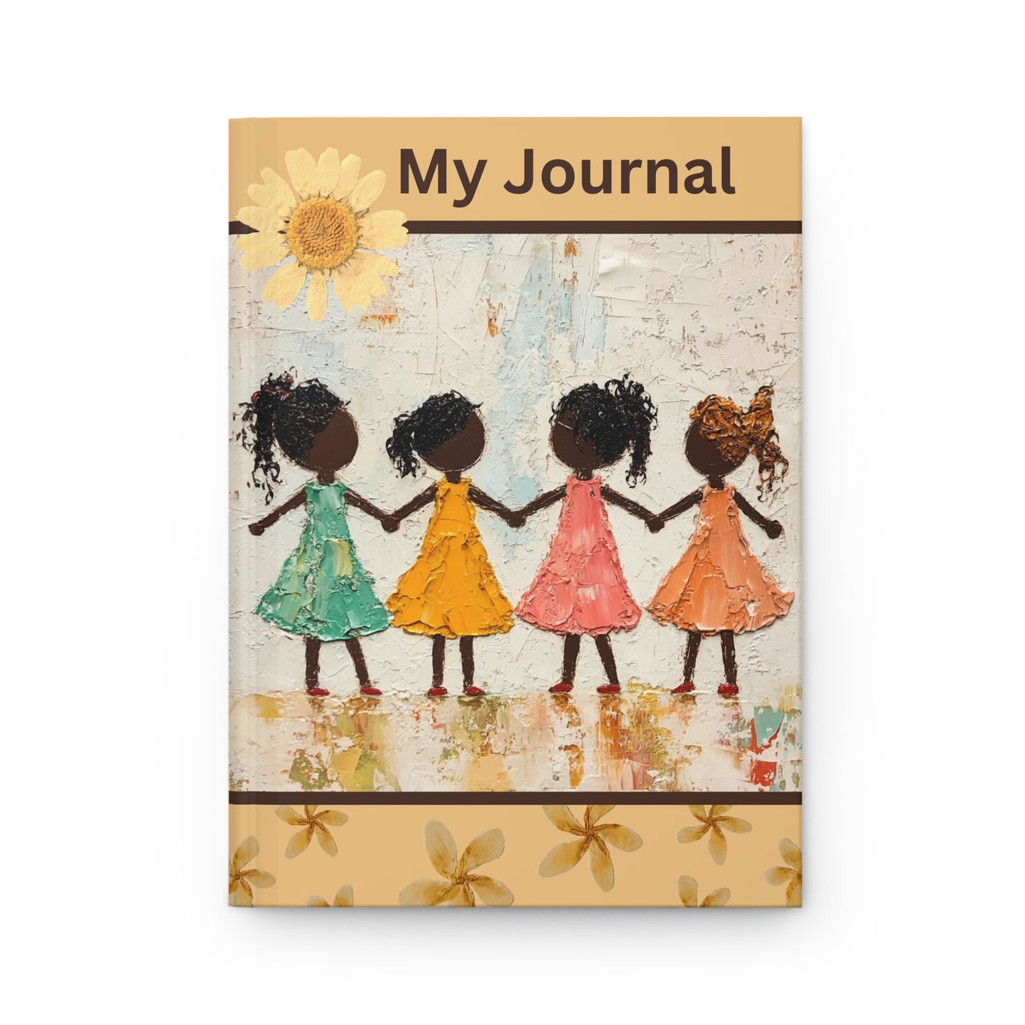 4 Little Girls Hardcover Journal Matte