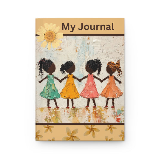 4 Little Girls Hardcover Journal Matte