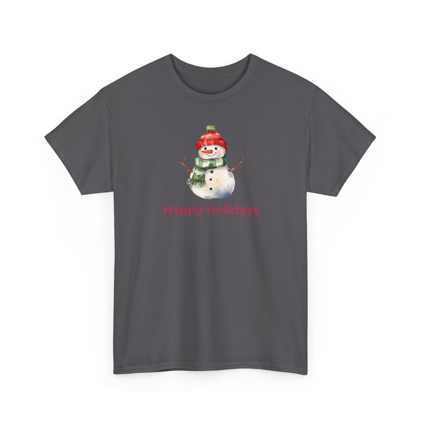Happy Holidays Snowman Tee