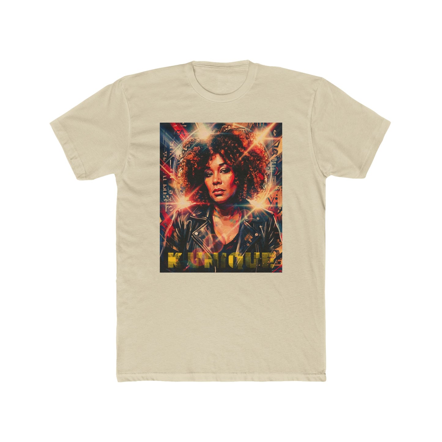 Retro Femme Portrait Tee — 'YouTube' Headphones Graphic Shirt