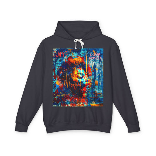 Self Love Unisex Lightweight Hooded Sweatshirt