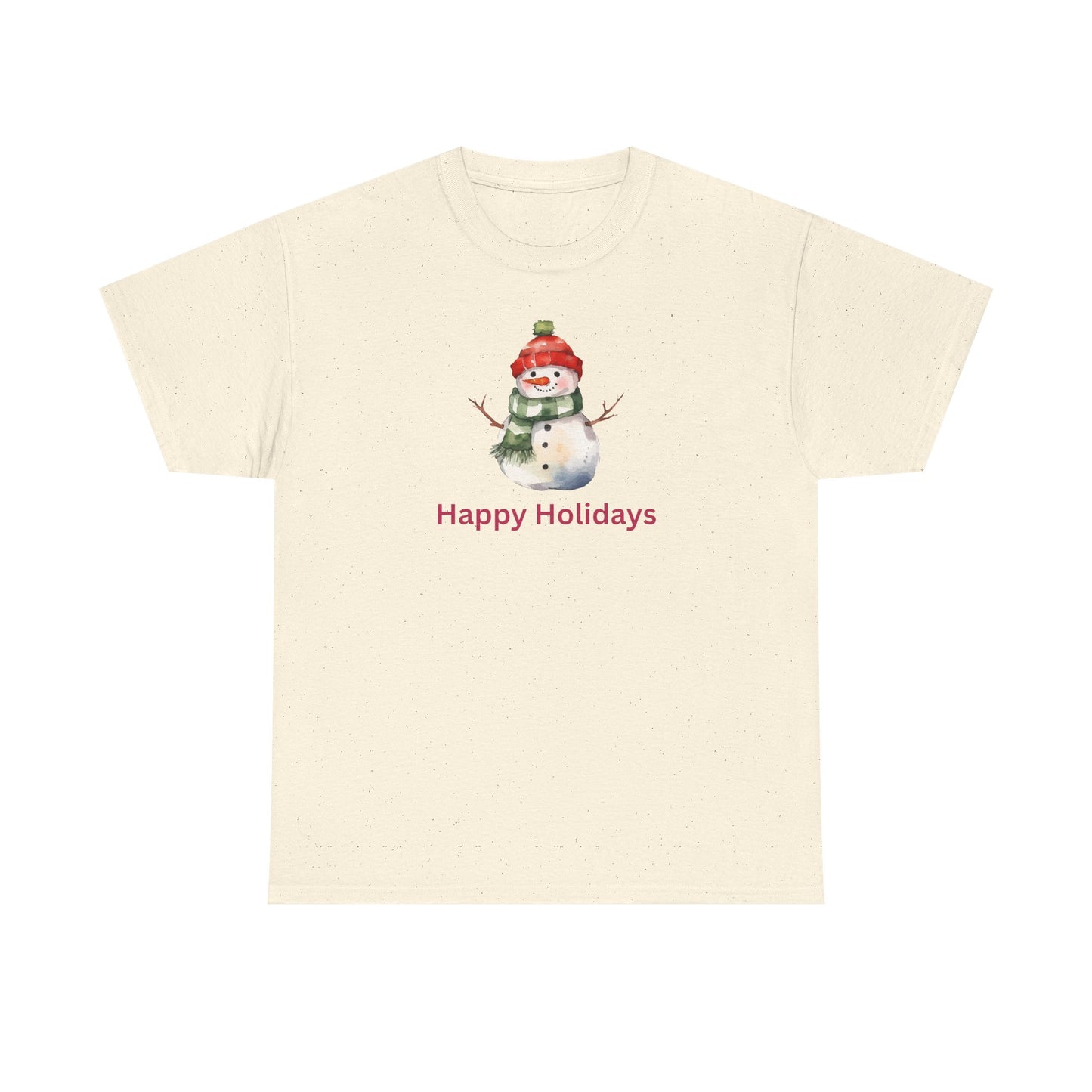 Happy Holidays Snowman Tee