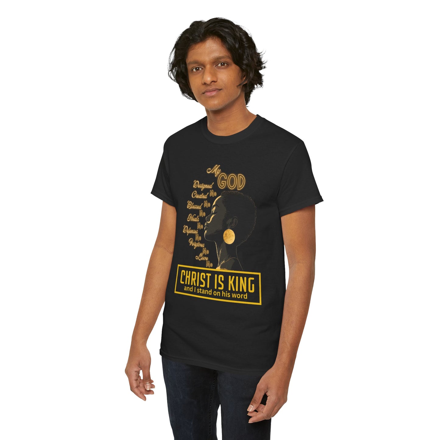 Christ Is King Heavy Cotton Tee
