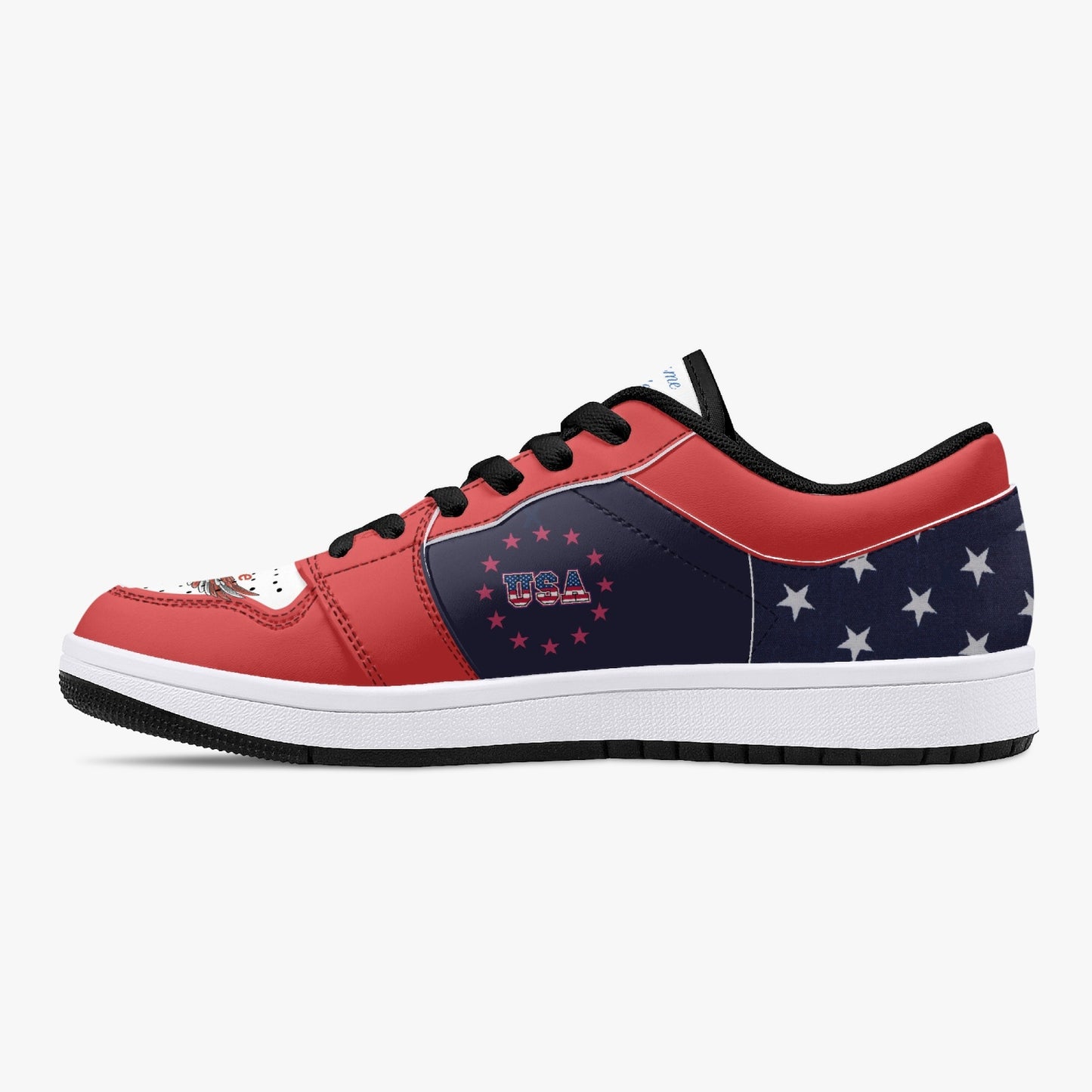 Madame President Harris Low-Top Leather Sneakers