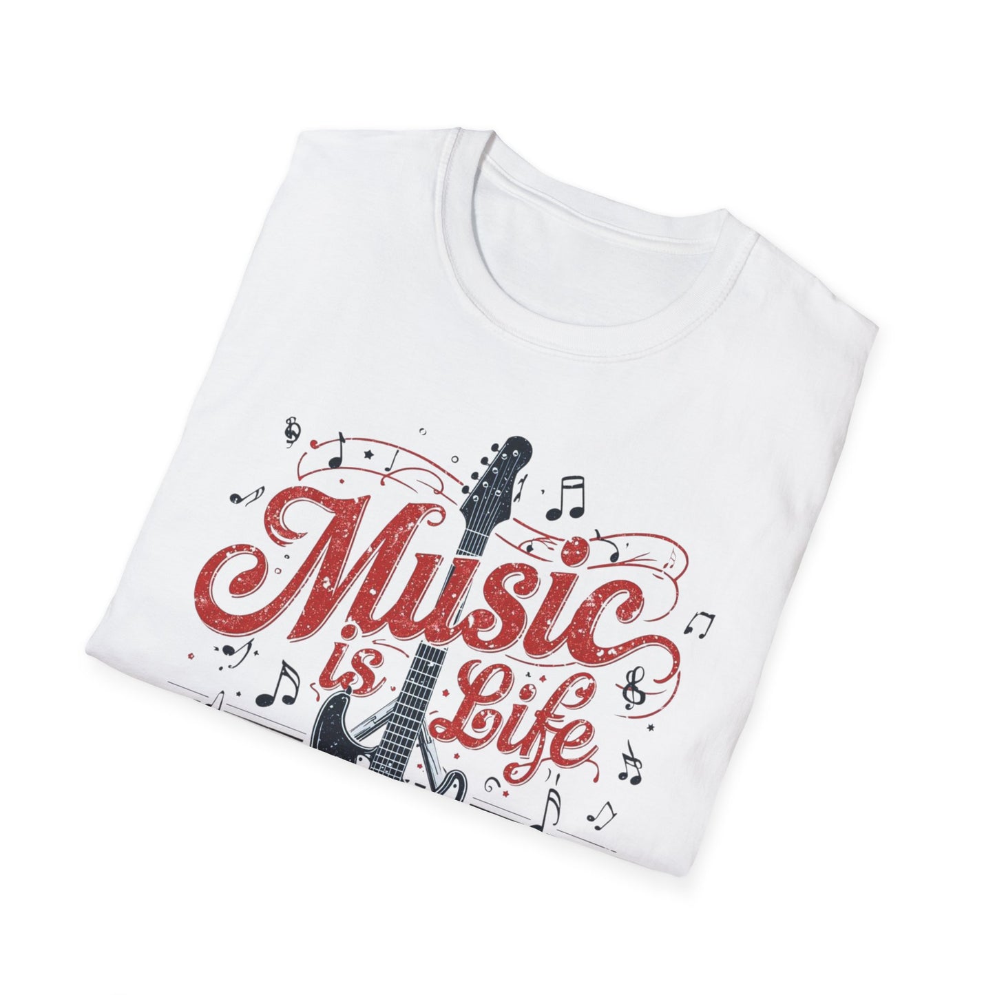 Music Is Life T-Shirt — Retro Musical Graphic Tee